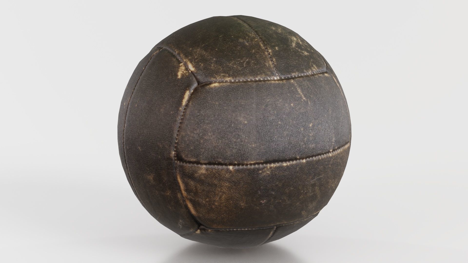 Ball 7 Low-poly 3D model_8