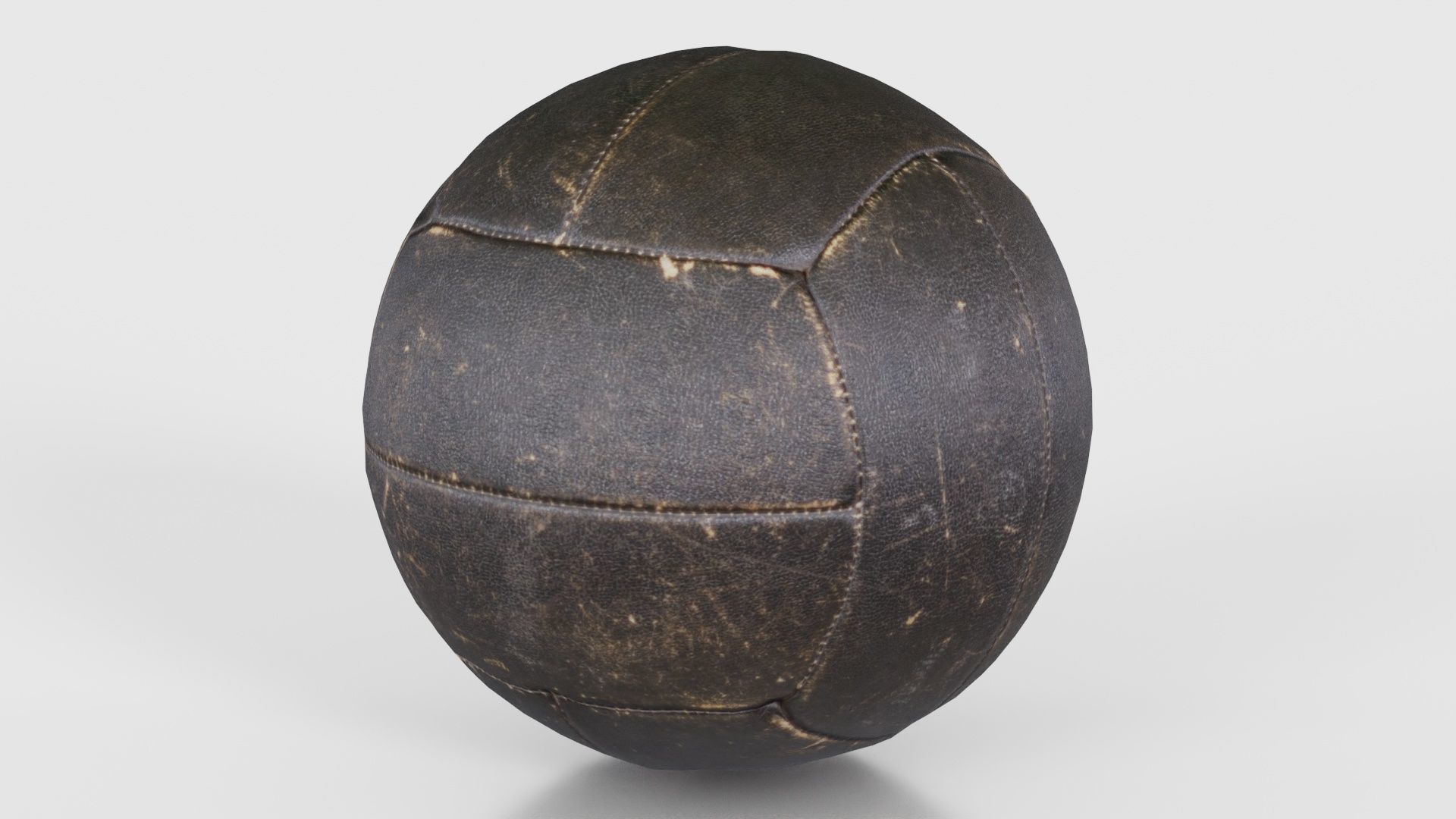 Ball 7 Low-poly 3D model_16