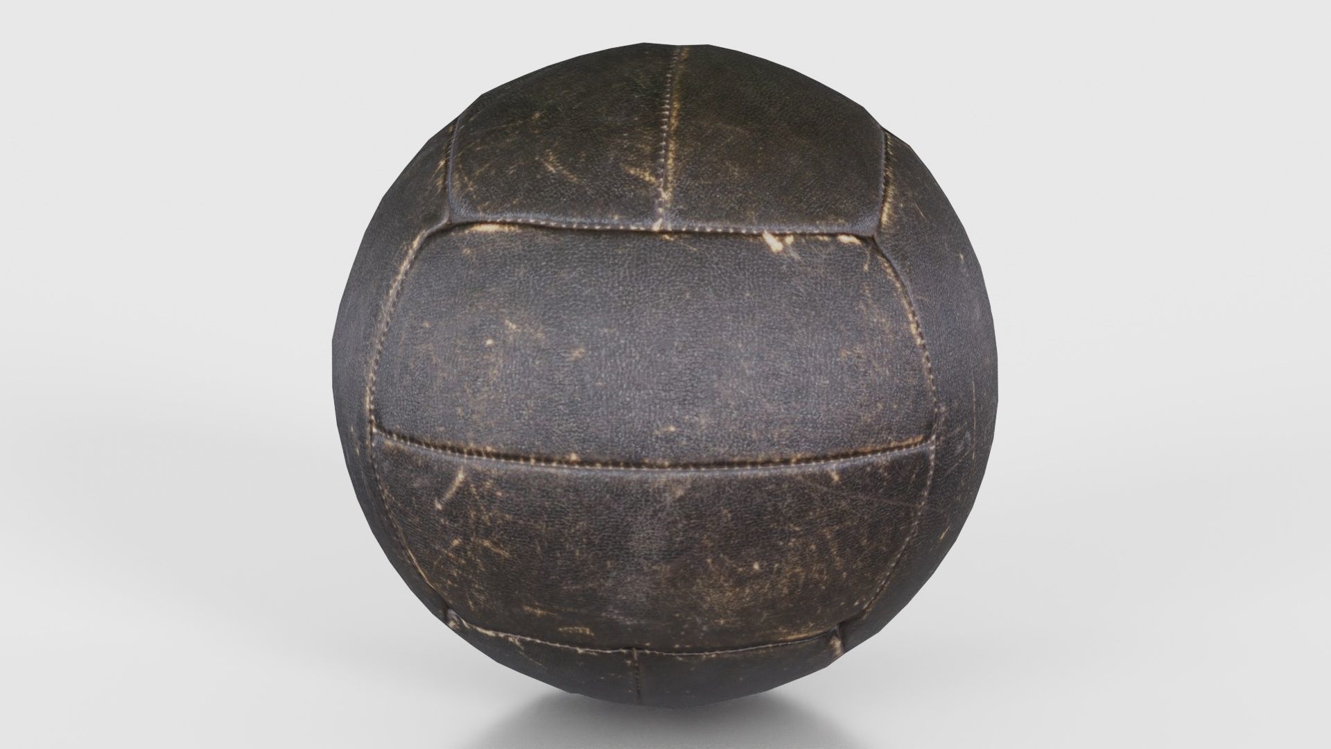 Ball 7 Low-poly 3D model_17