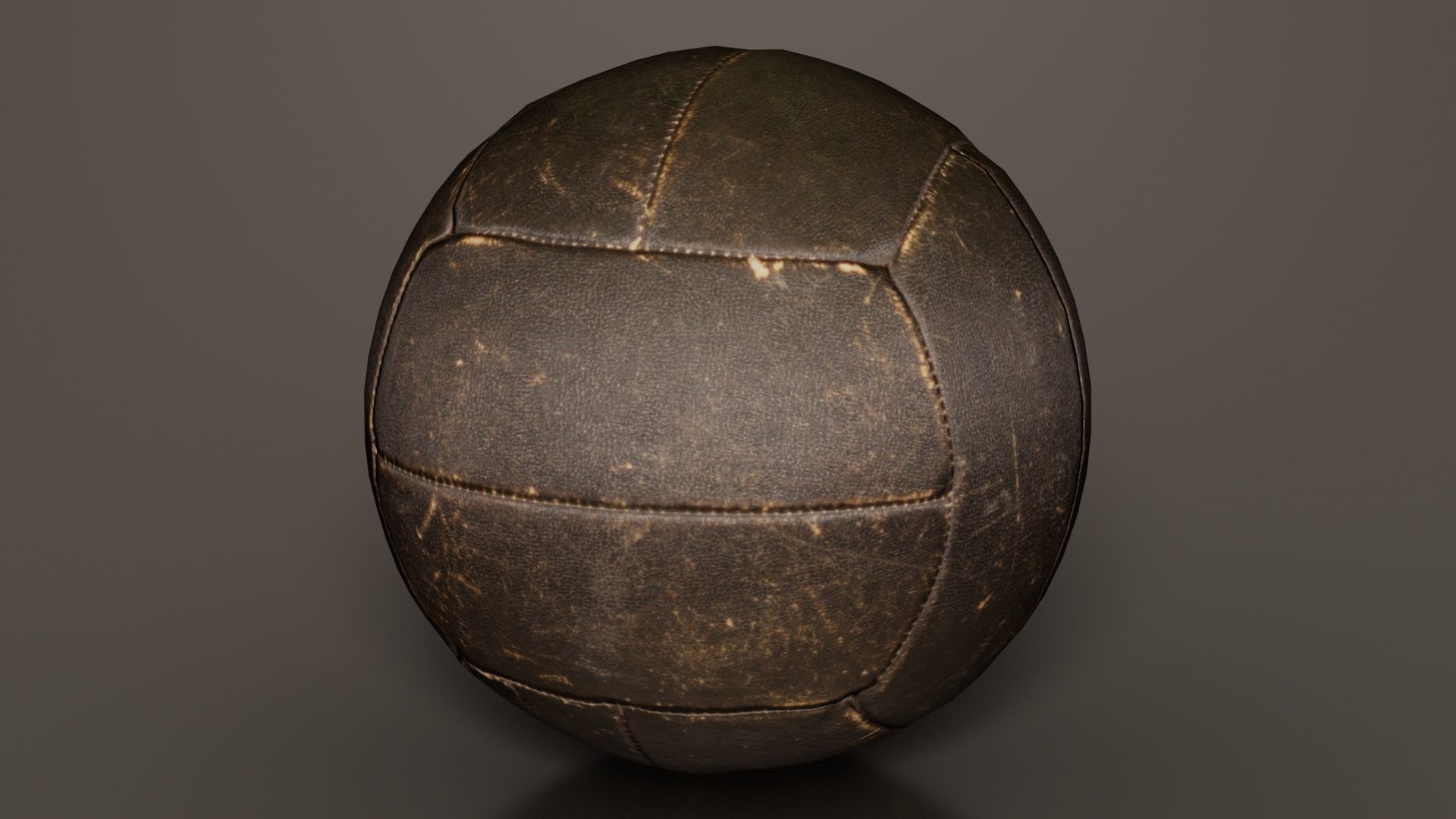 Ball 7 Low-poly 3D model_6