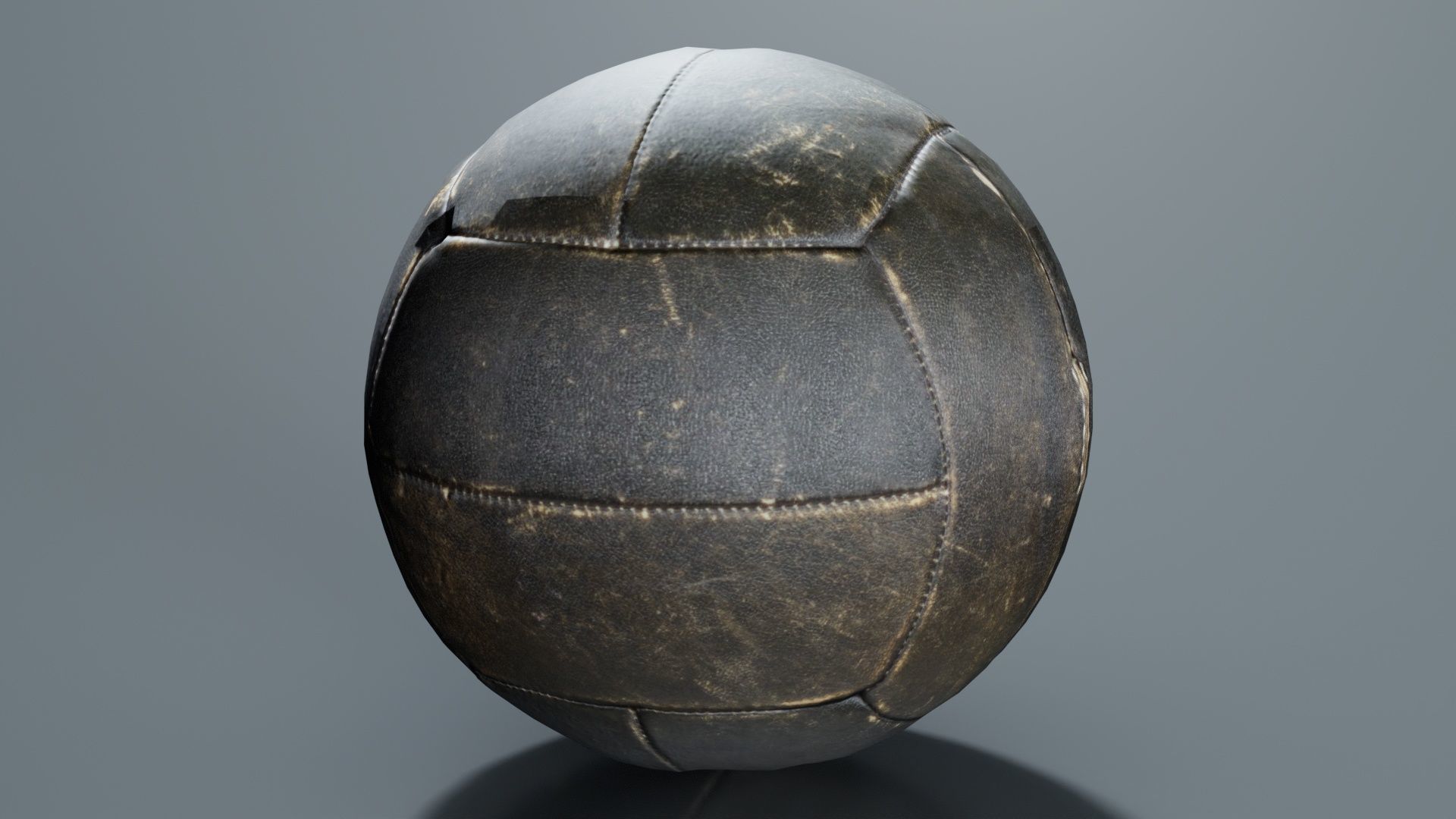Ball 7 Low-poly 3D model_2