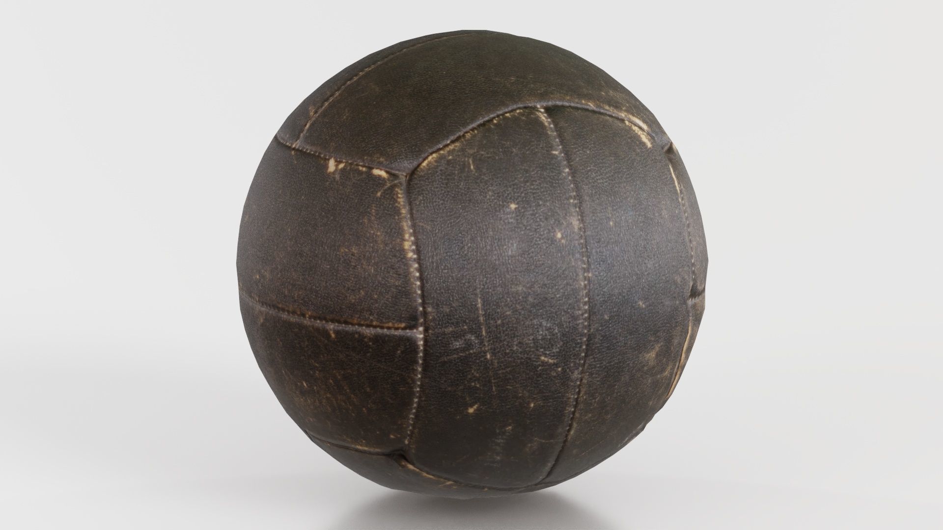 Ball 7 Low-poly 3D model_3