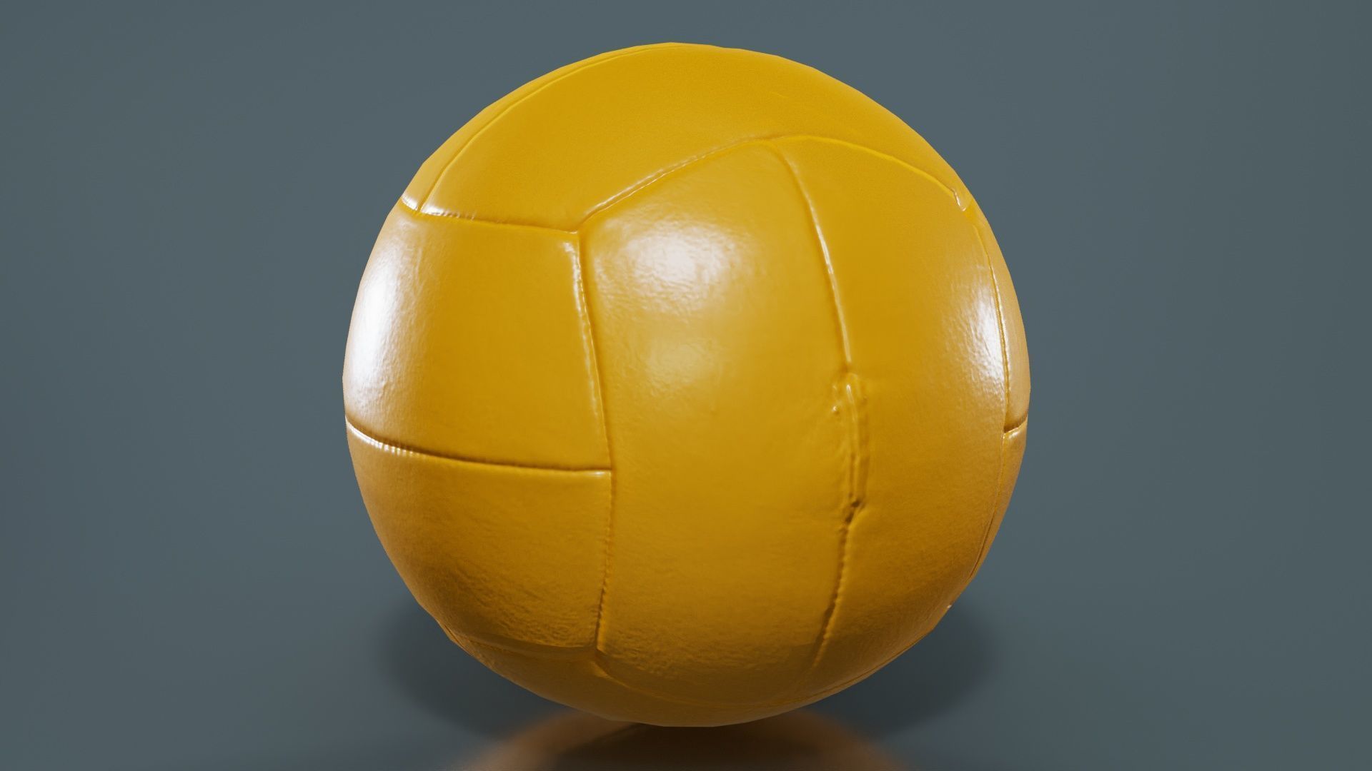Ball 7 Low-poly 3D model_13