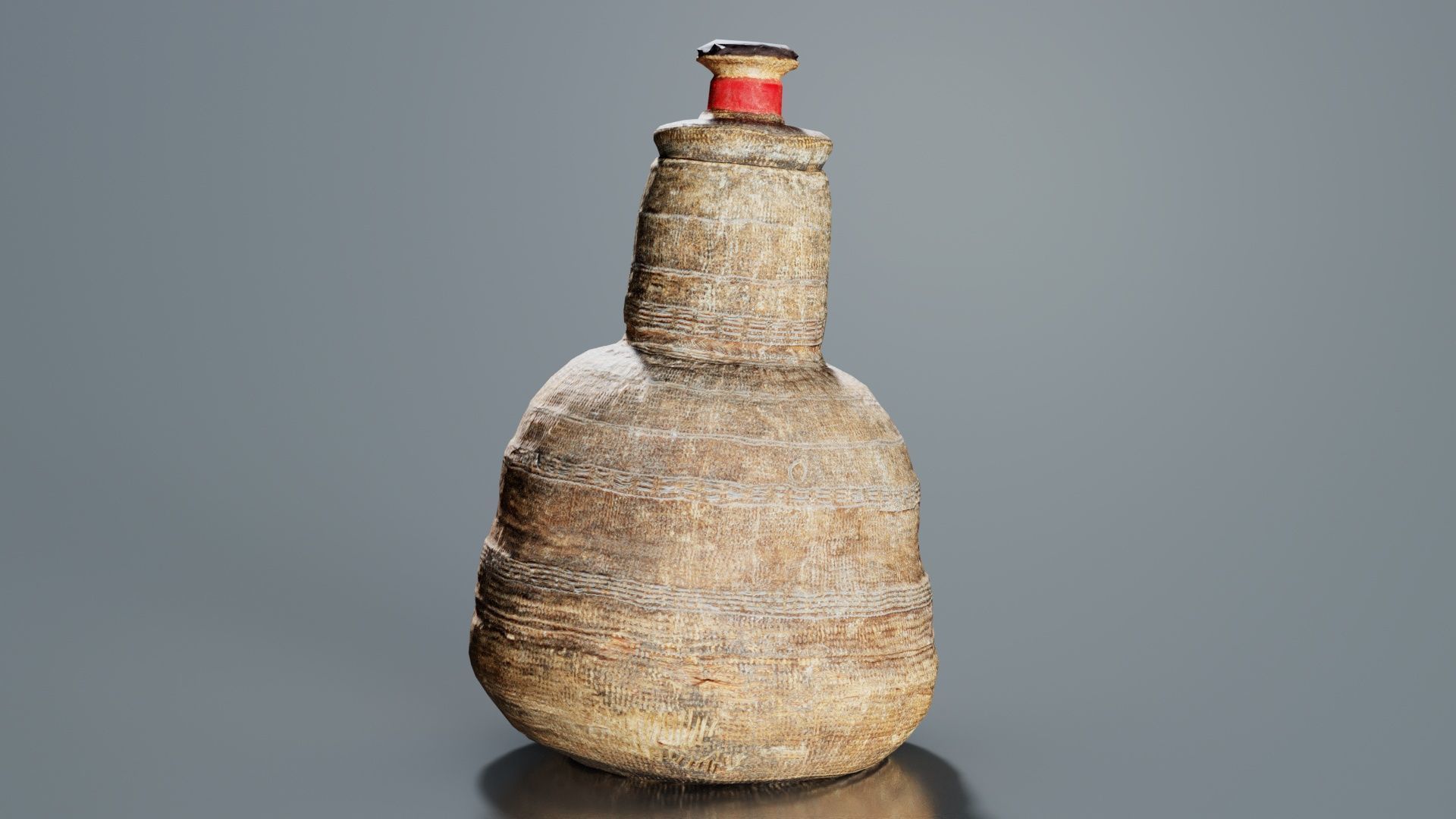 Calebas 01 Low-poly 3D model_1