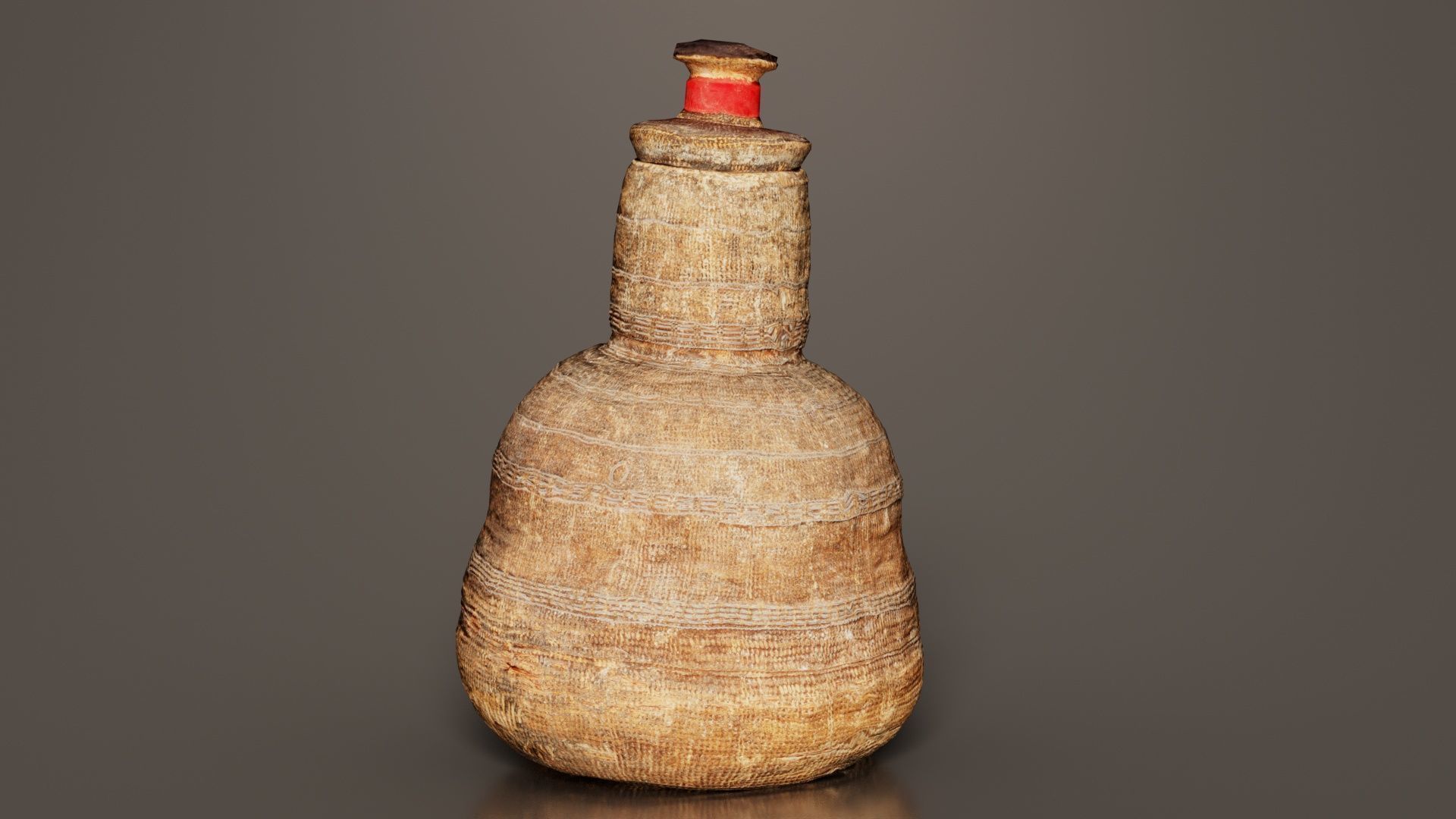 Calebas 01 Low-poly 3D model_4