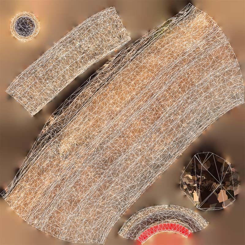 Calebas 01 Low-poly 3D model_14