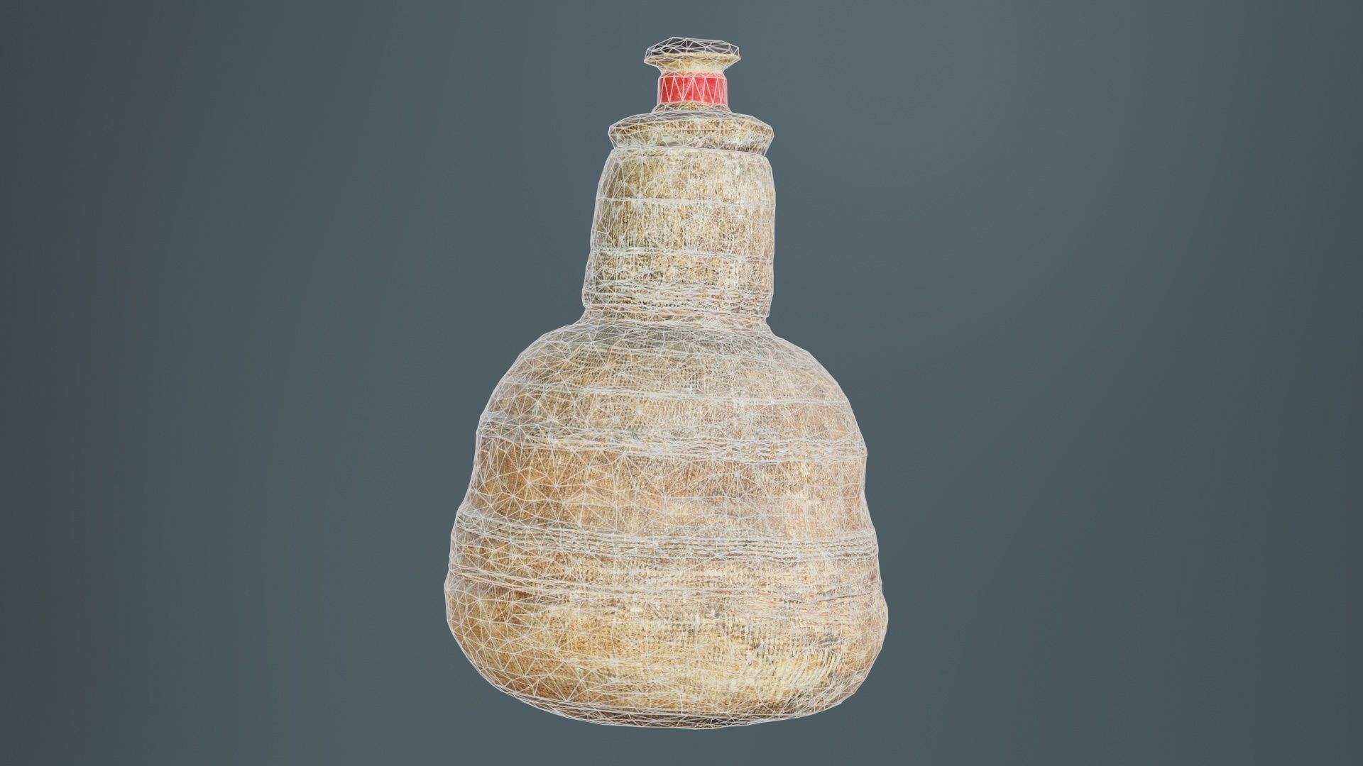 Calebas 01 Low-poly 3D model_9