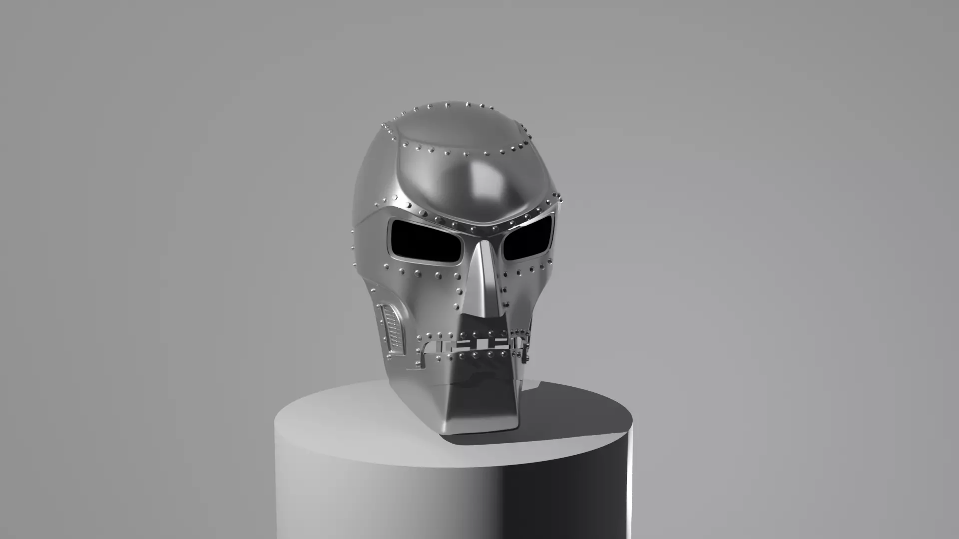 Doctor Doom Mask STL - Comic V RDJ Version- 3D Printing 3D print model