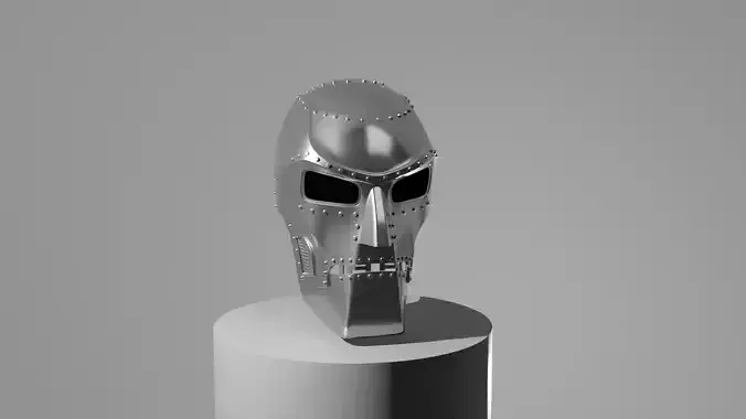 Doctor Doom Mask STL - Comic V RDJ Version- 3D Printing 