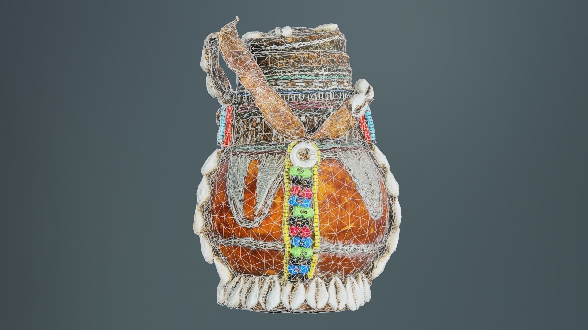 Calebas 04 Low-poly 3D model_9