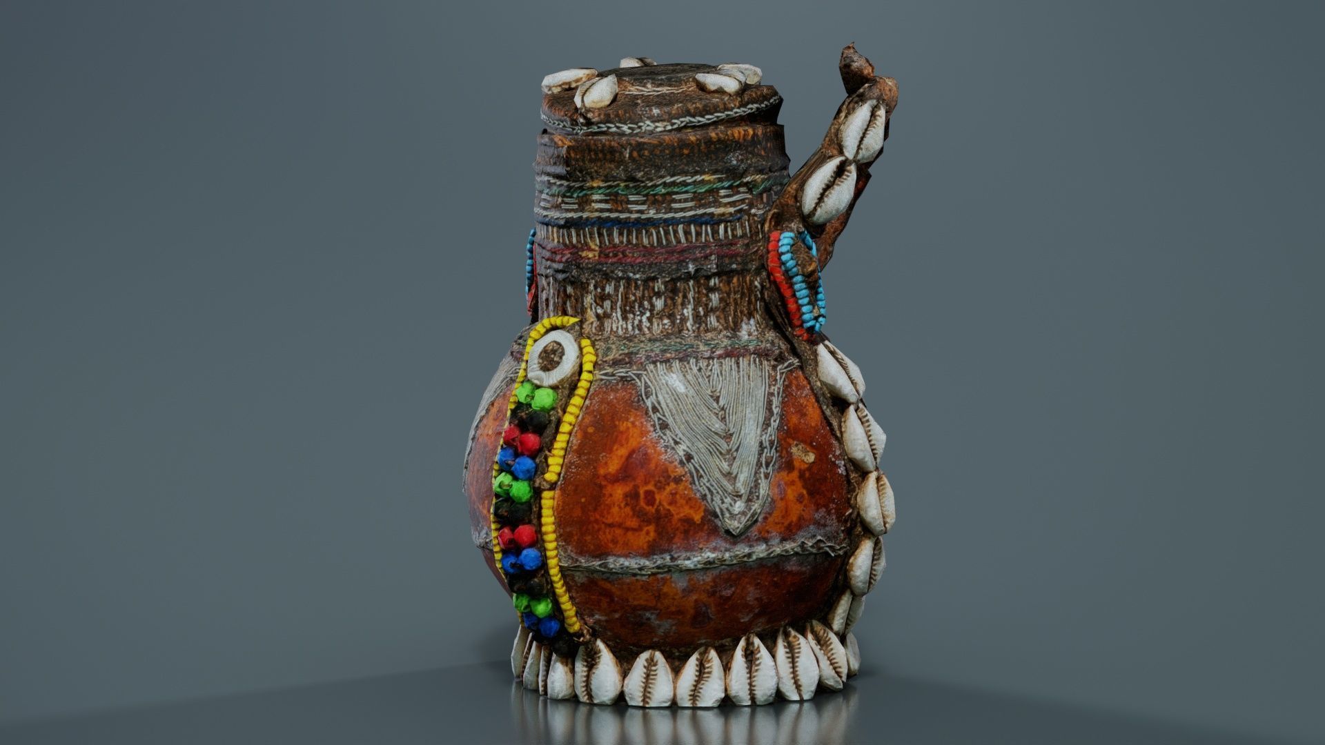 Calebas 04 Low-poly 3D model_1