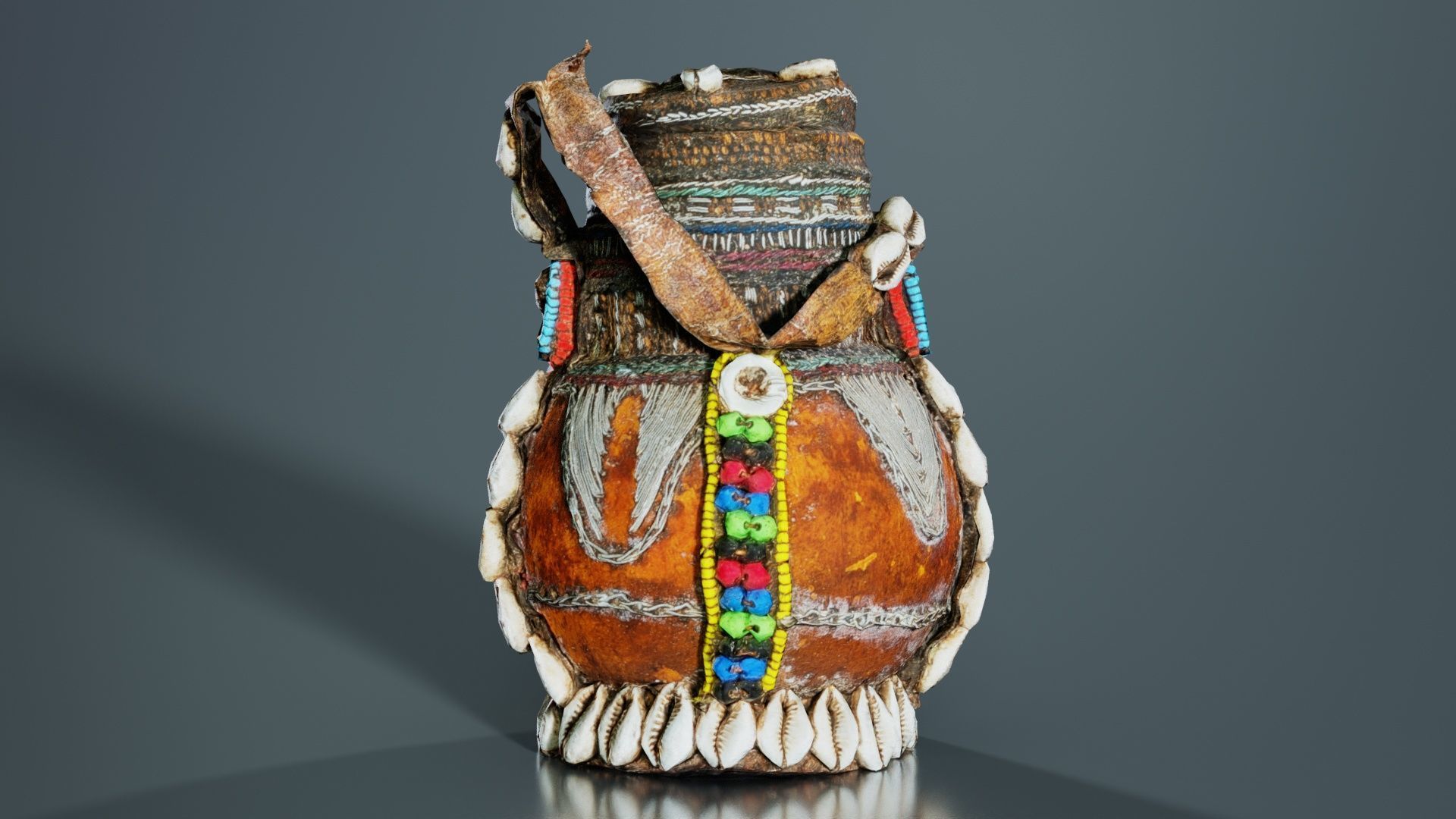 Calebas 04 Low-poly 3D model_6