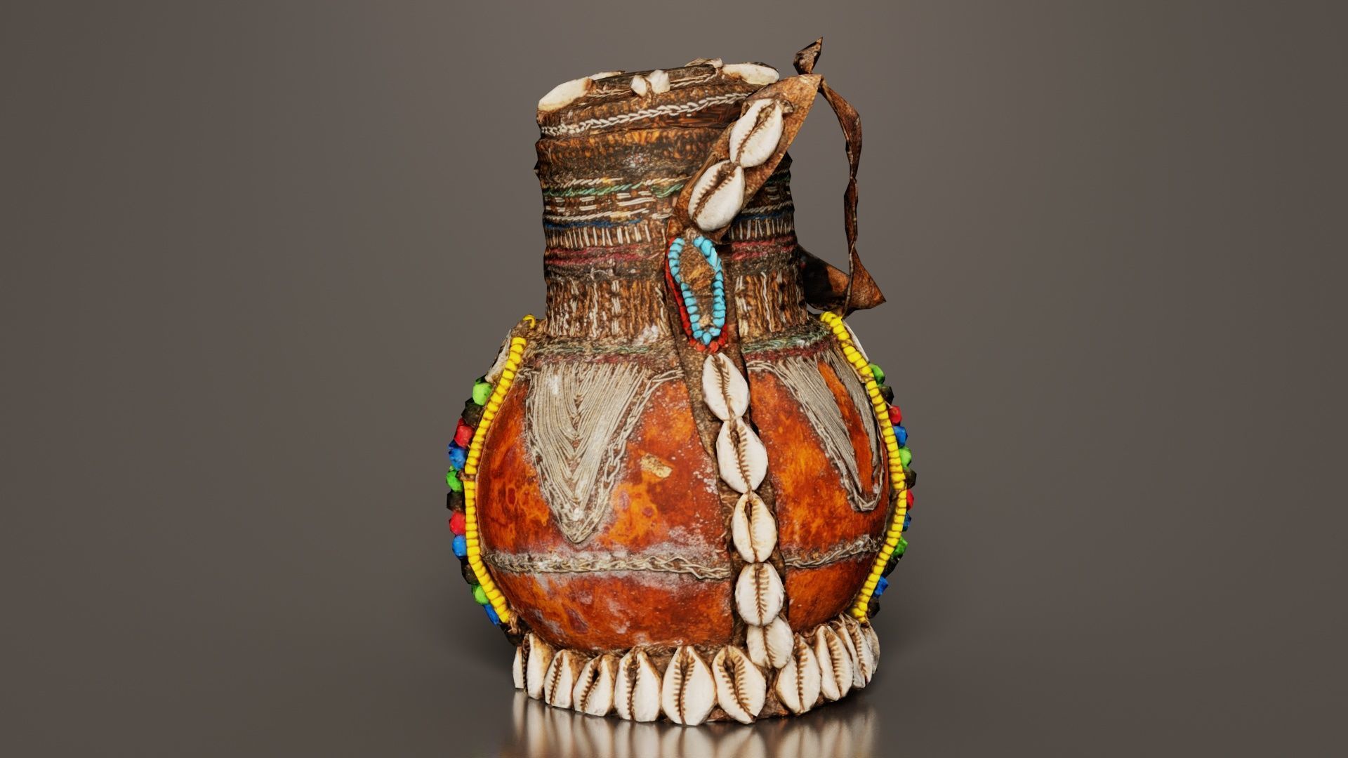 Calebas 04 Low-poly 3D model_7