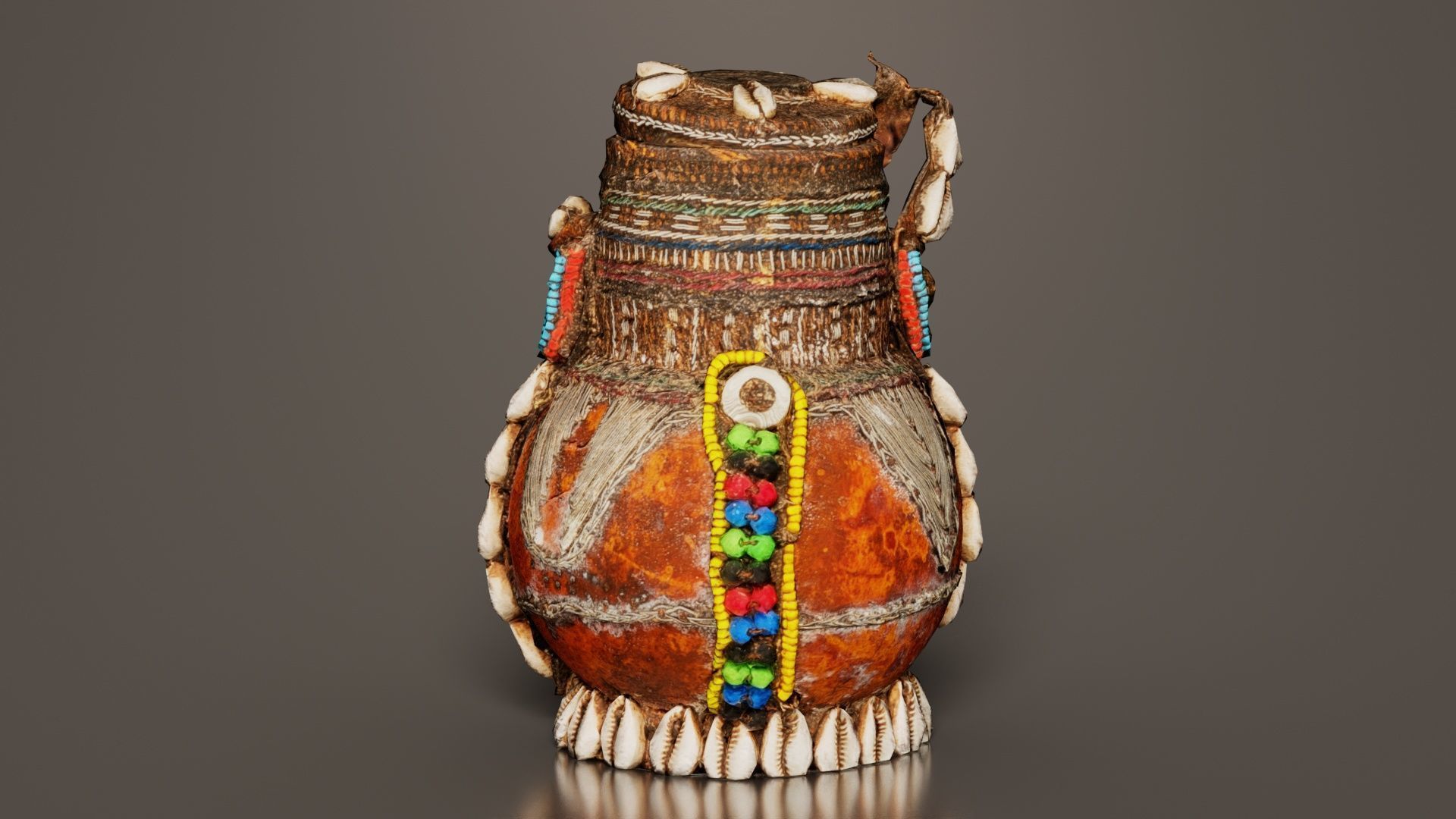 Calebas 04 Low-poly 3D model_3