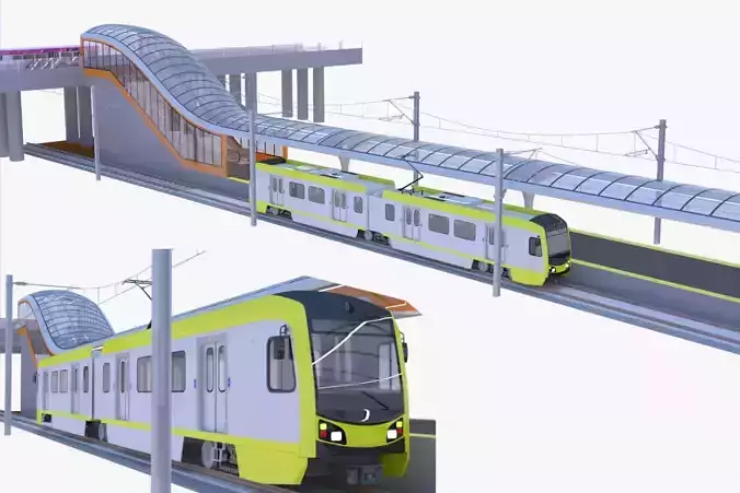 LA light rail station III