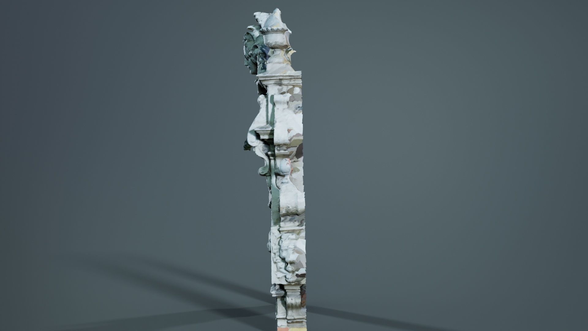 Door Head 02 Low-poly 3D model_8