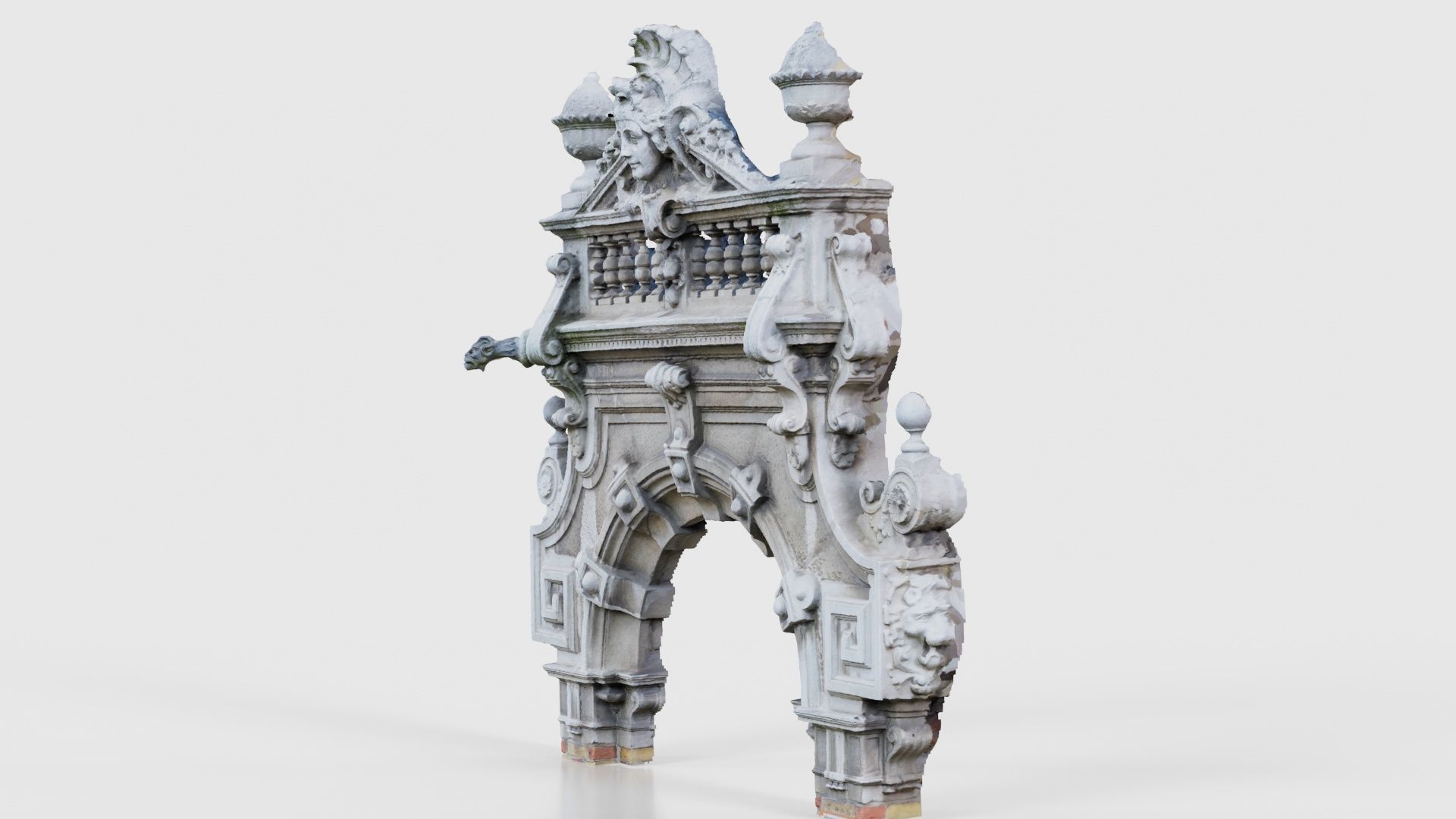 Door Head 02 Low-poly 3D model_25