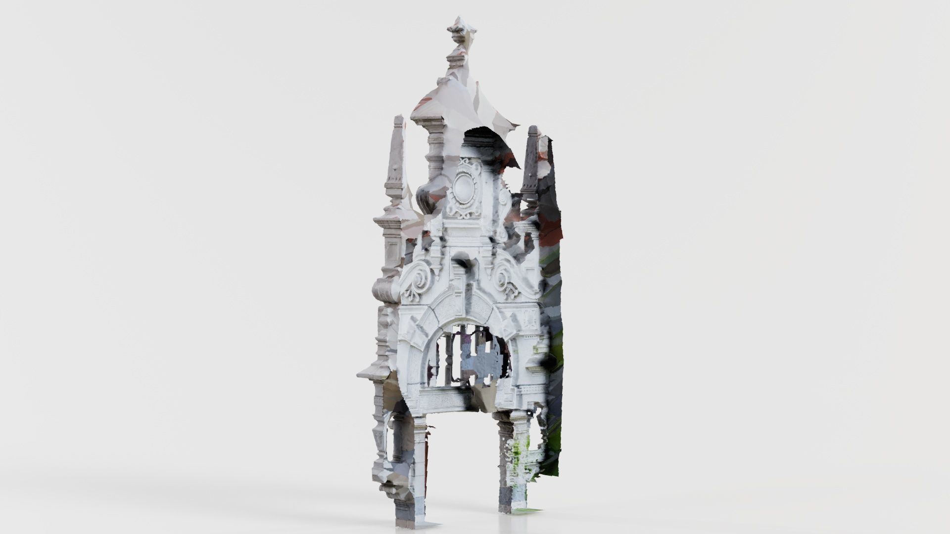 Door Head 03 Low-poly 3D model_7