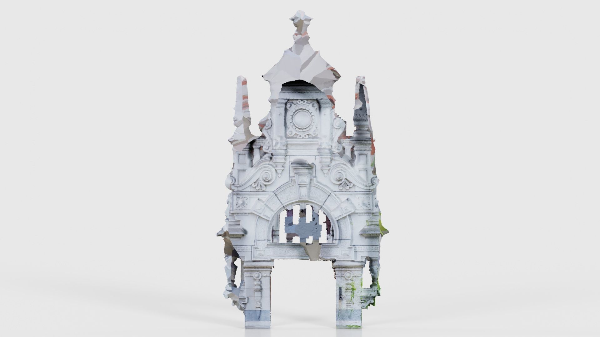 Door Head 03 Low-poly 3D model_21