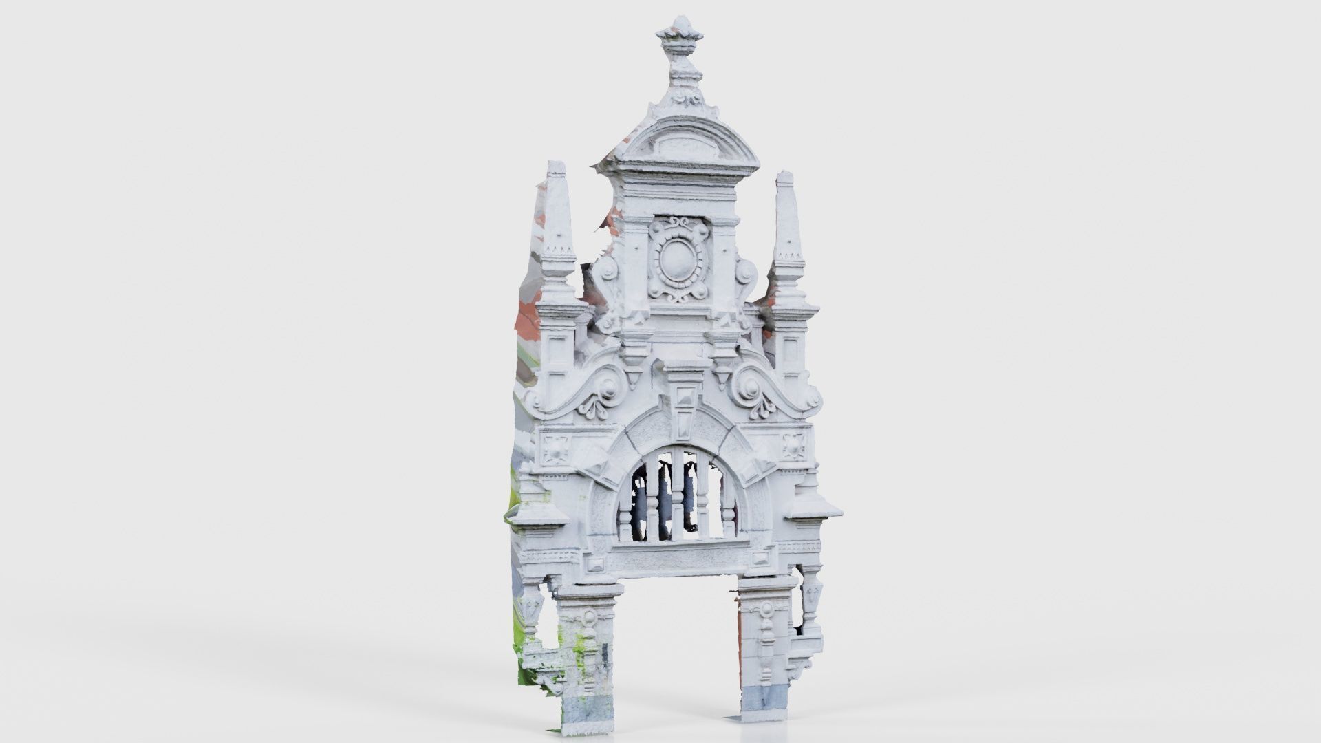 Door Head 03 Low-poly 3D model_16