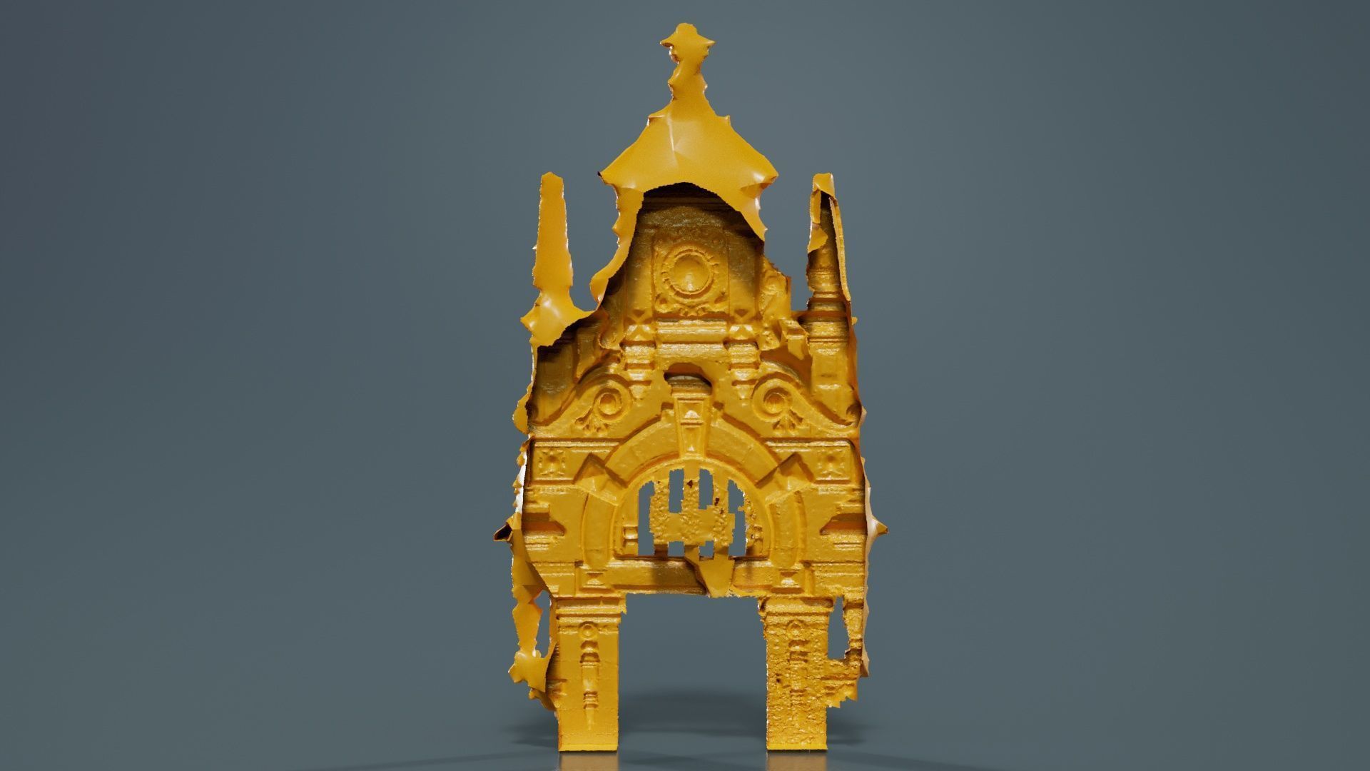 Door Head 03 Low-poly 3D model_13