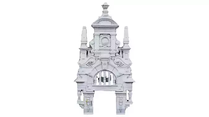 Door Head 03 Low-poly 3D model