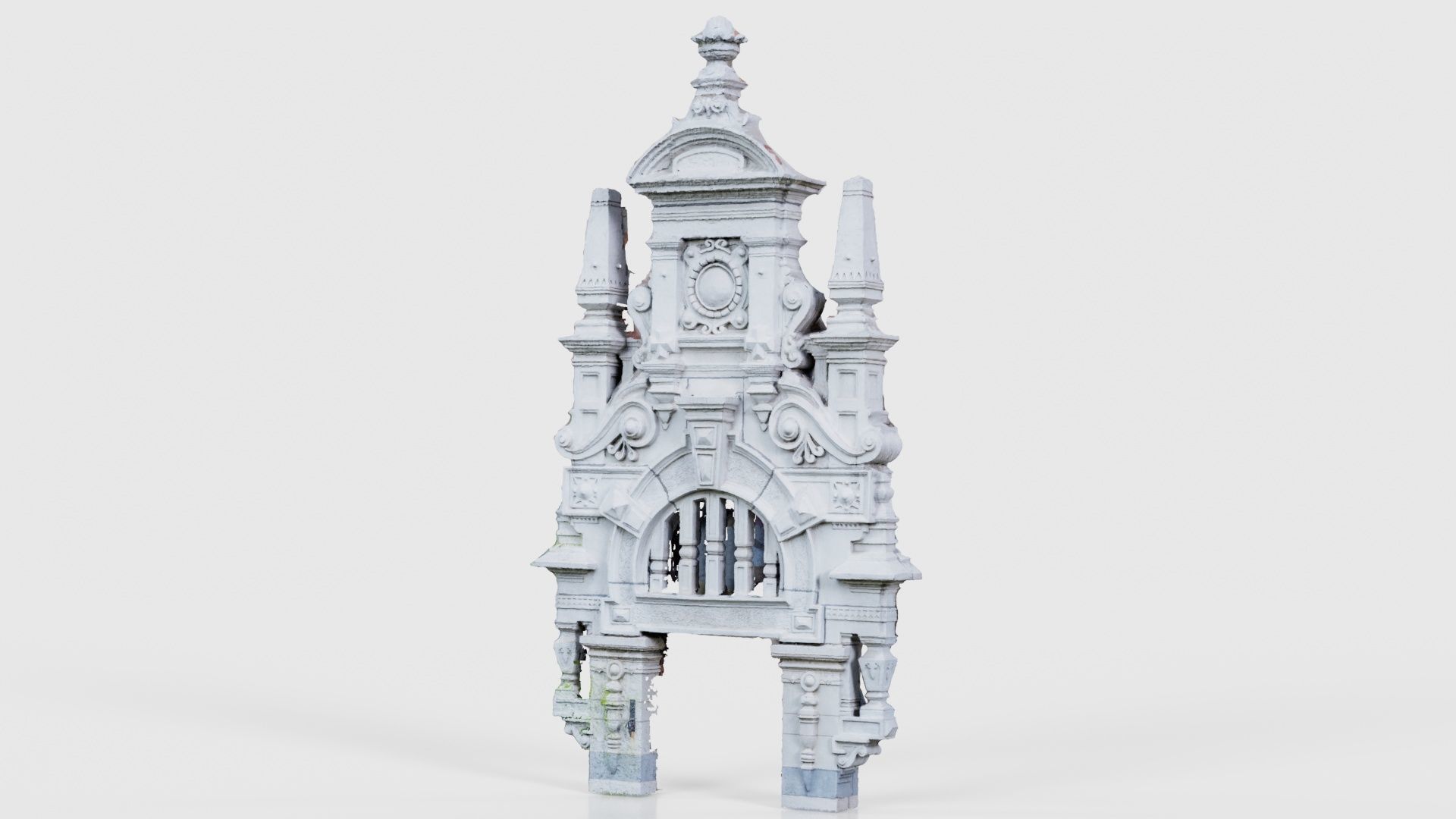 Door Head 03 Low-poly 3D model_26