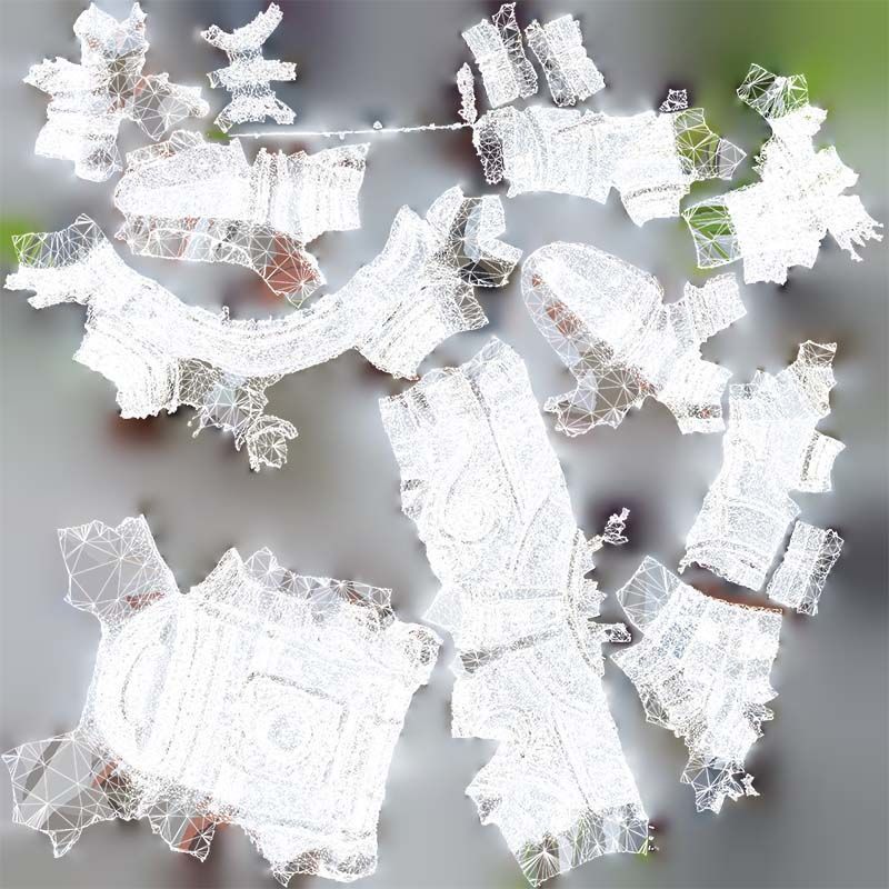 Door Head 03 Low-poly 3D model_14