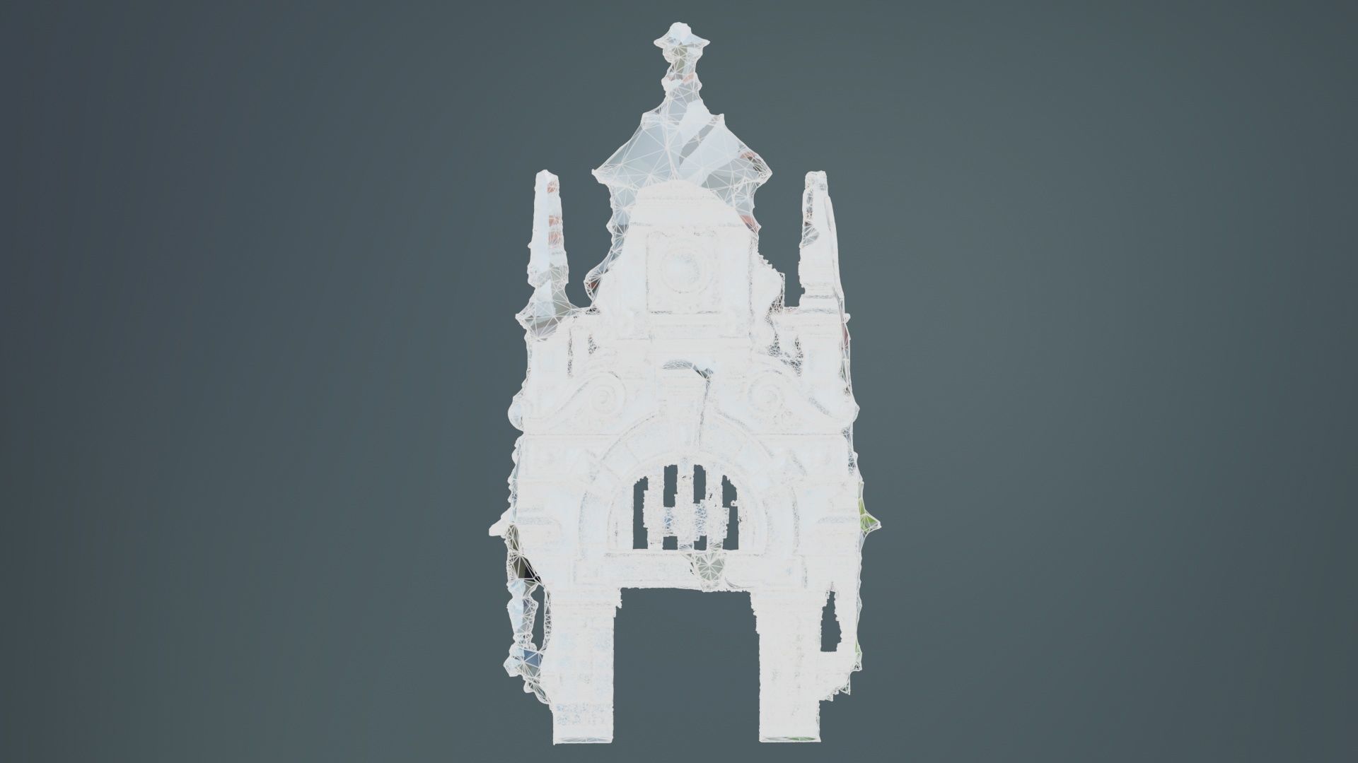 Door Head 03 Low-poly 3D model_10