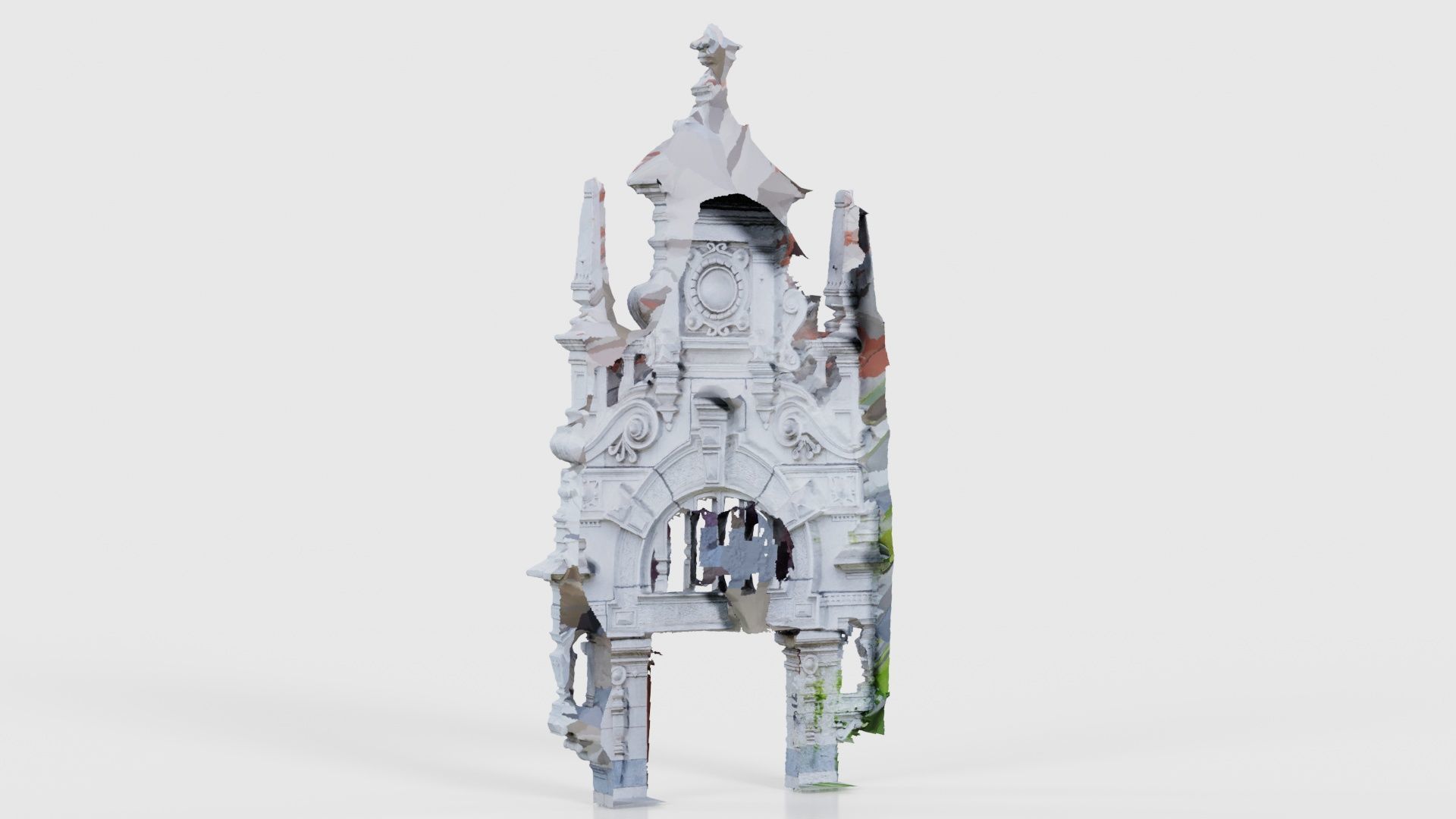 Door Head 03 Low-poly 3D model_22