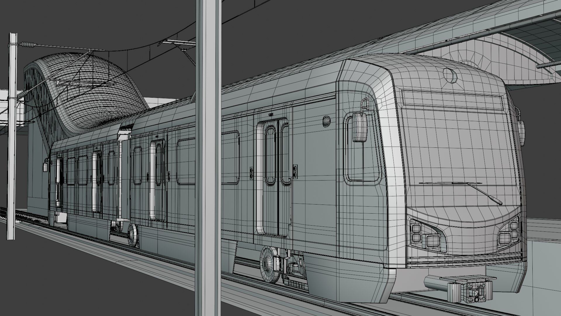 LA light rail stations II 3D Model Collection_8
