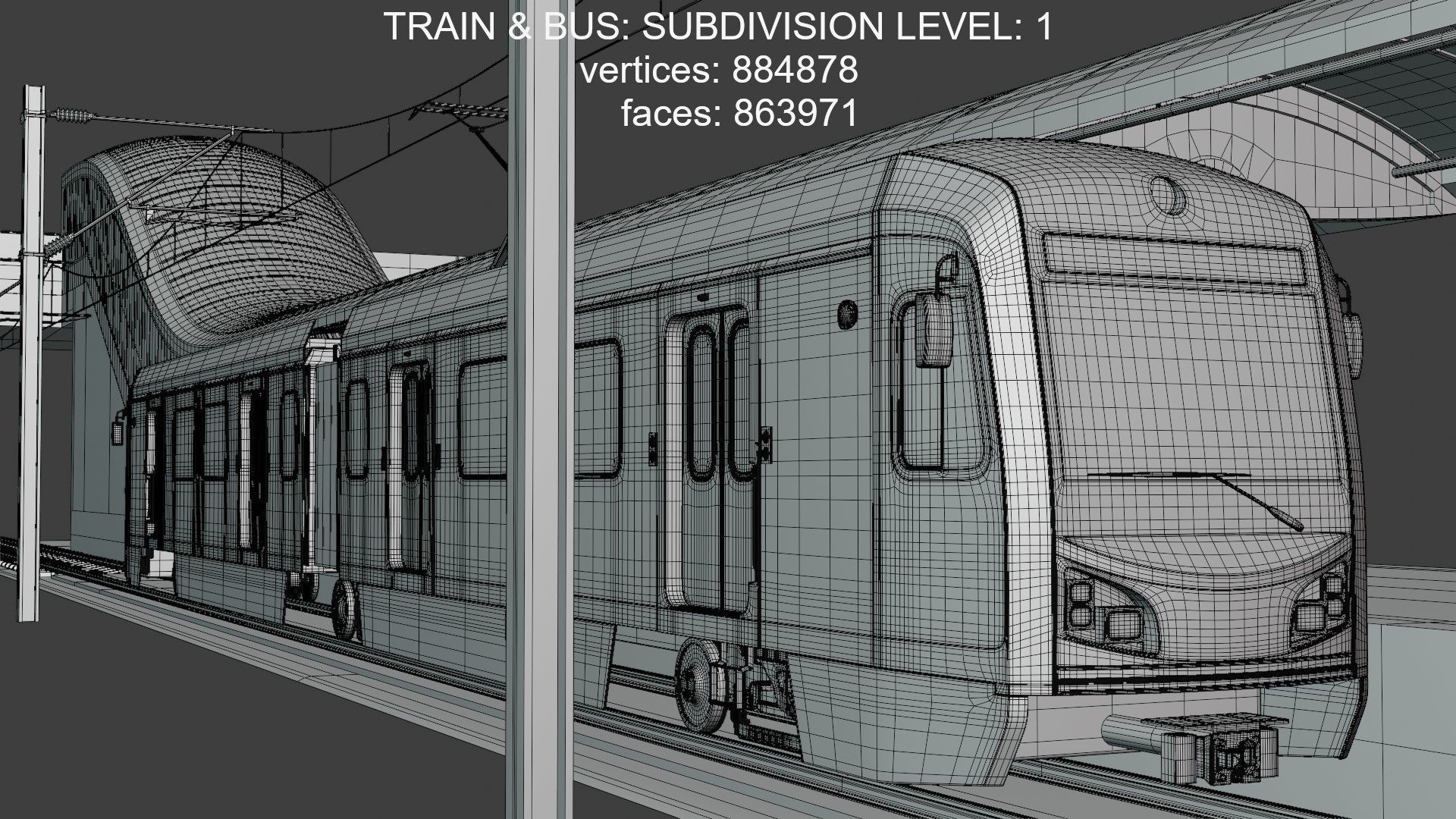 LA light rail stations II 3D Model Collection_9