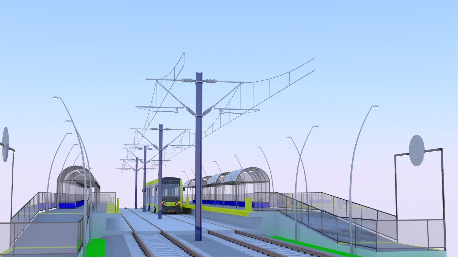 LA light rail stations II 3D Model Collection_5