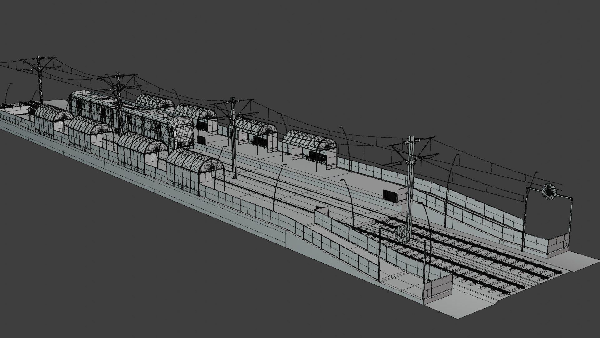 LA light rail stations II 3D Model Collection_3