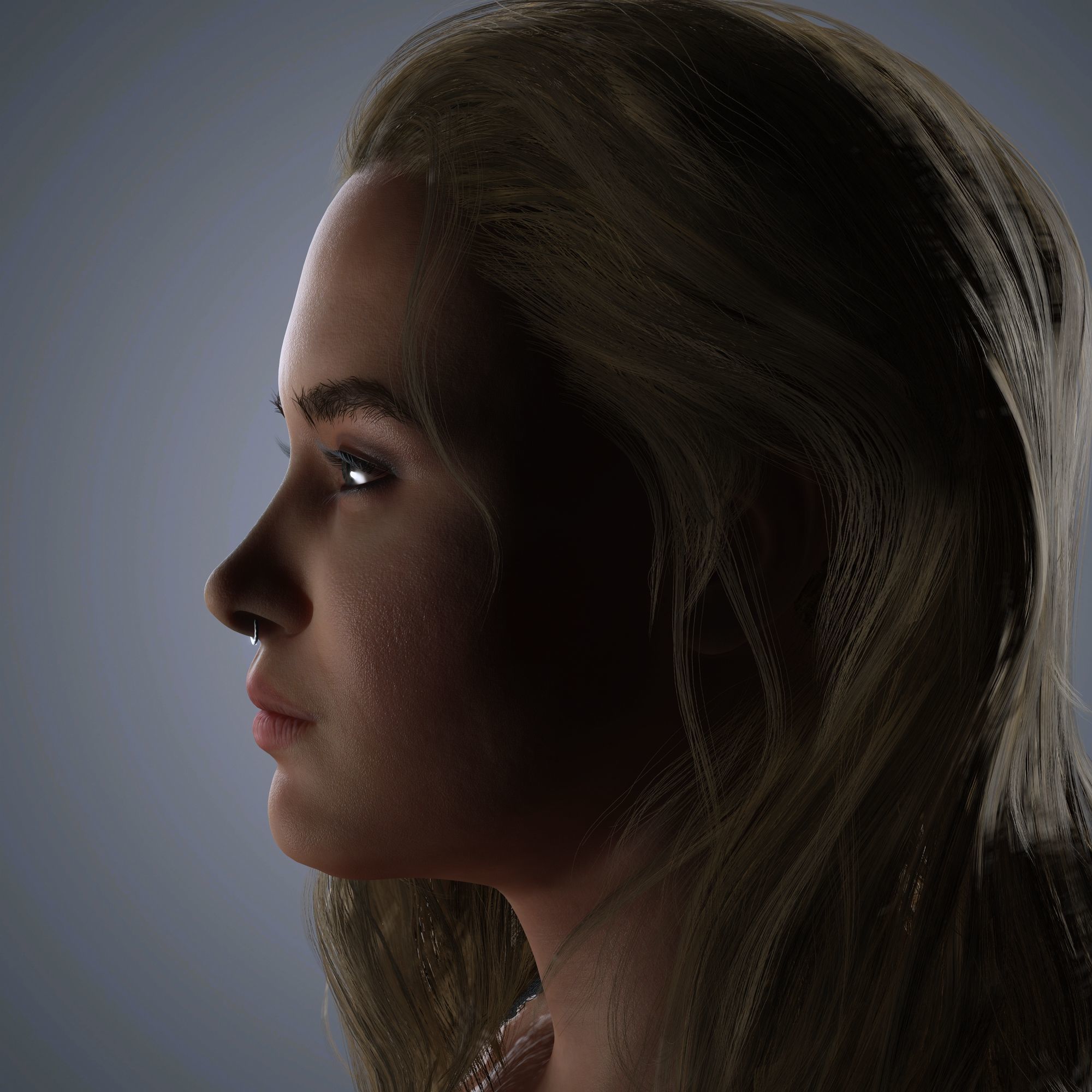 Florence Pugh Character 3D Model Low-poly 3D model_4