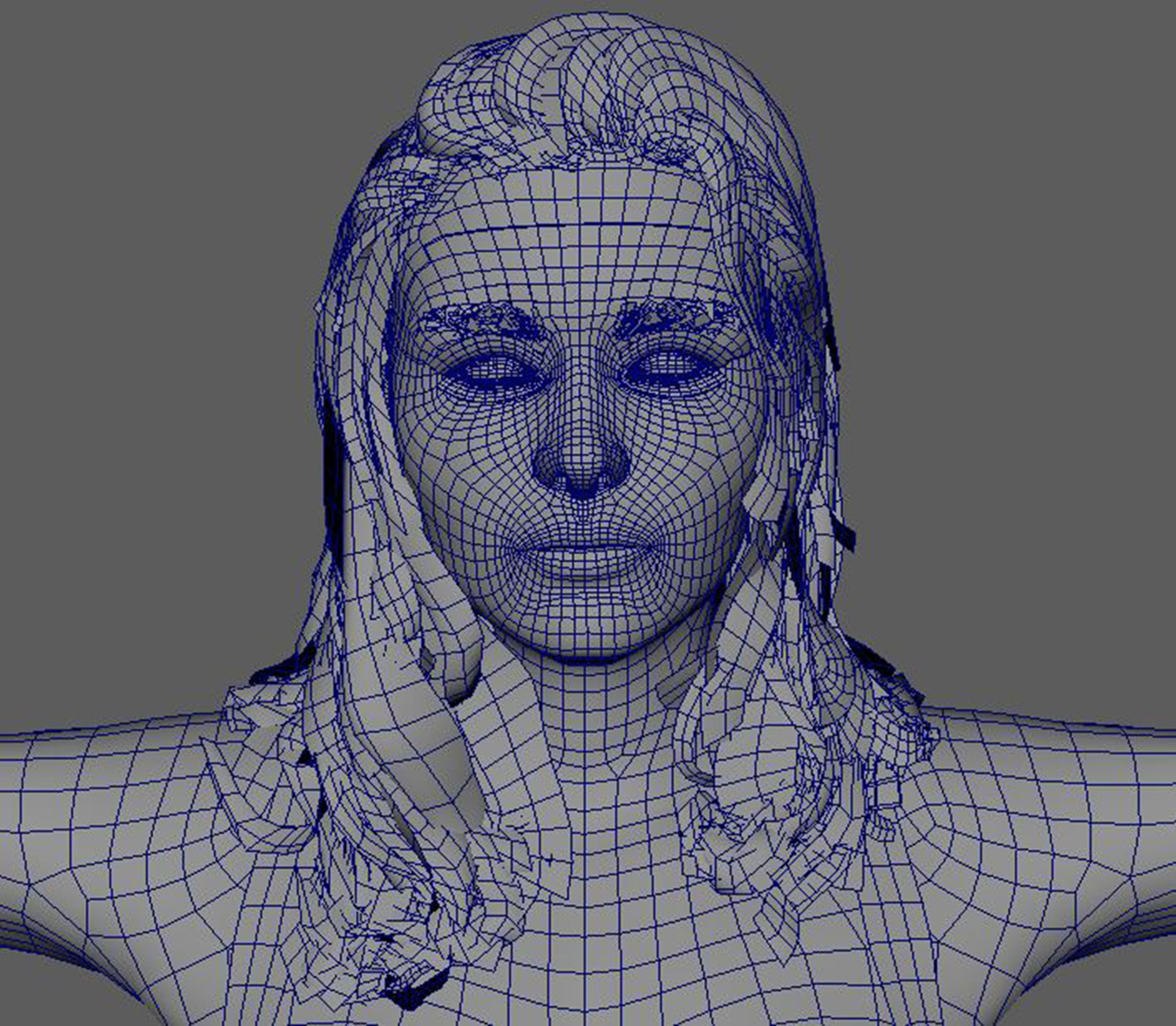 Florence Pugh Character 3D Model Low-poly 3D model_18