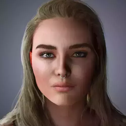 Florence Pugh Character 3D Model