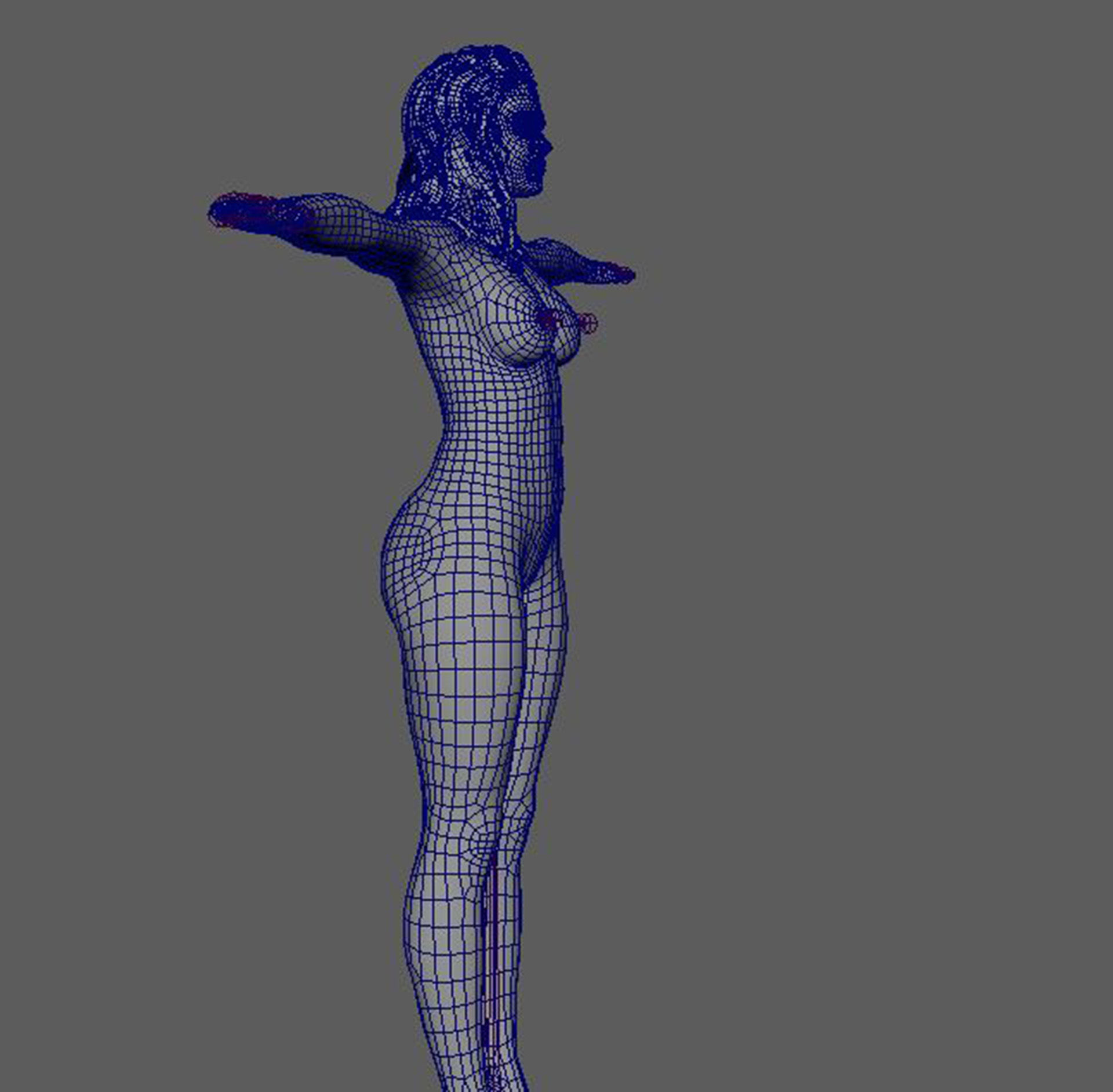 Florence Pugh Character 3D Model Low-poly 3D model_22