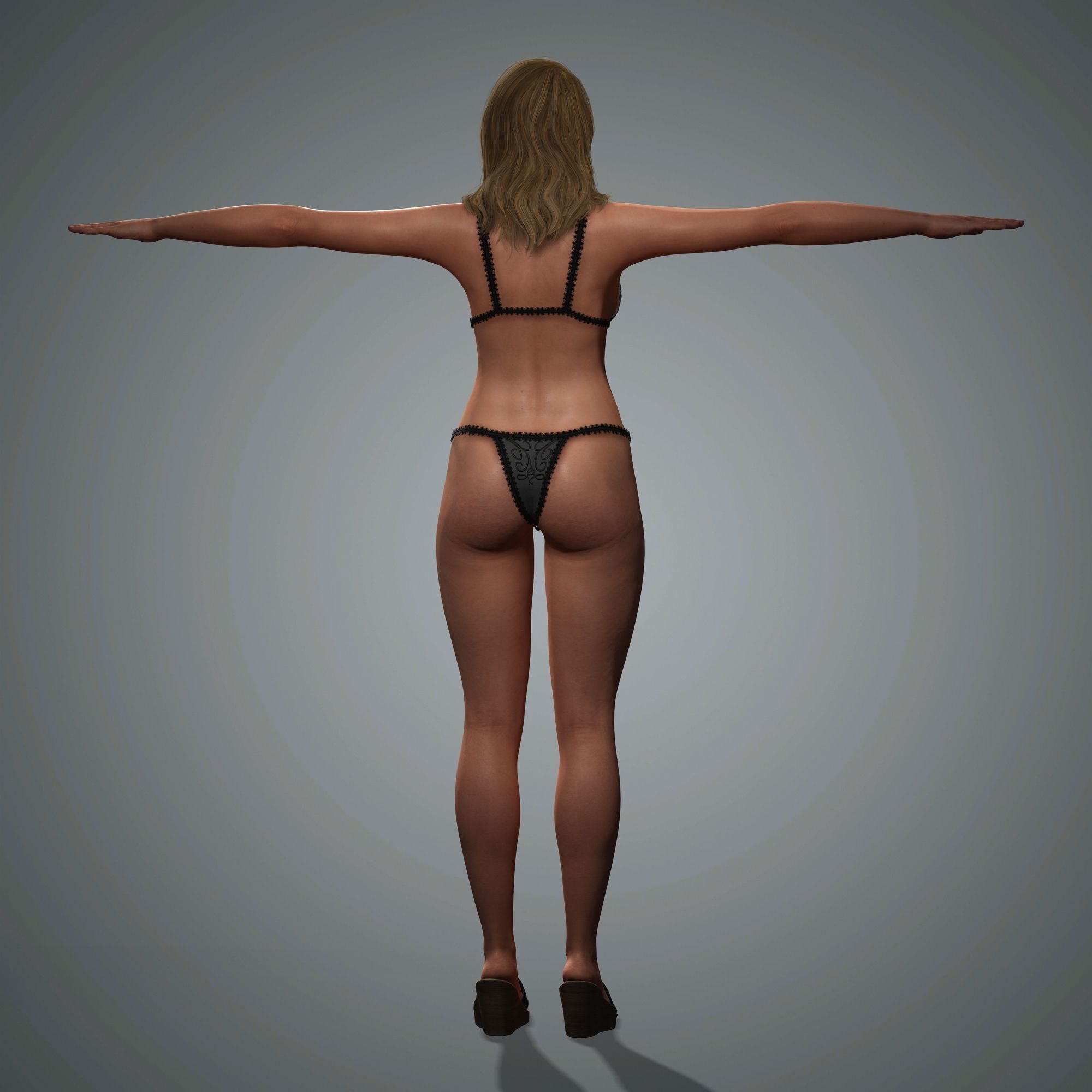 Florence Pugh Character 3D Model Low-poly 3D model_13