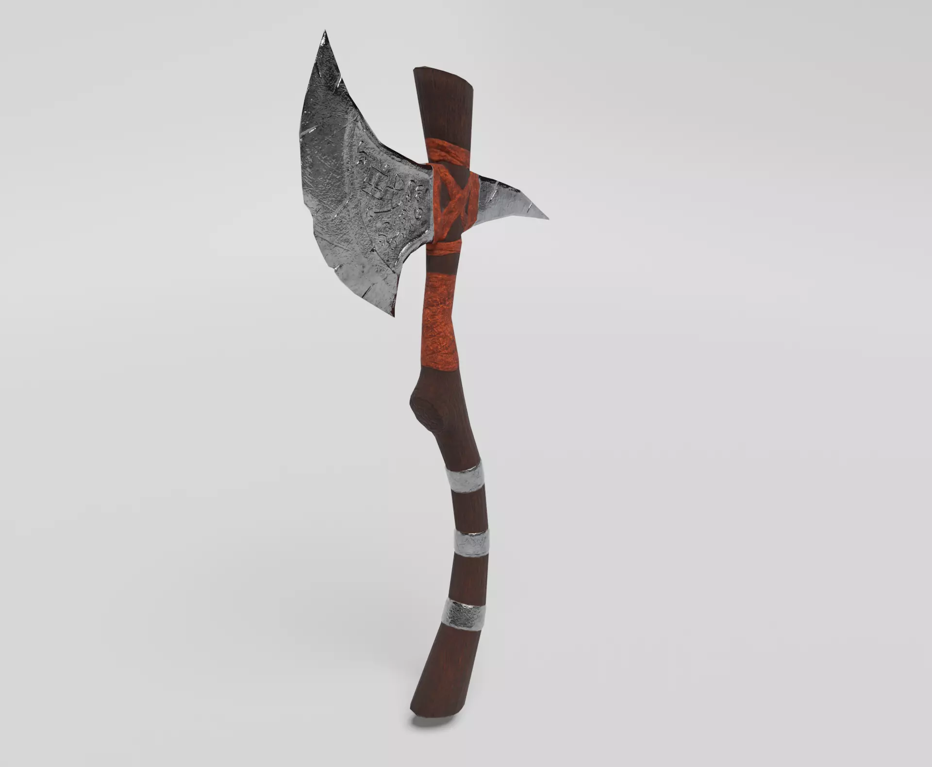 Medieval battle axe Free 3D model