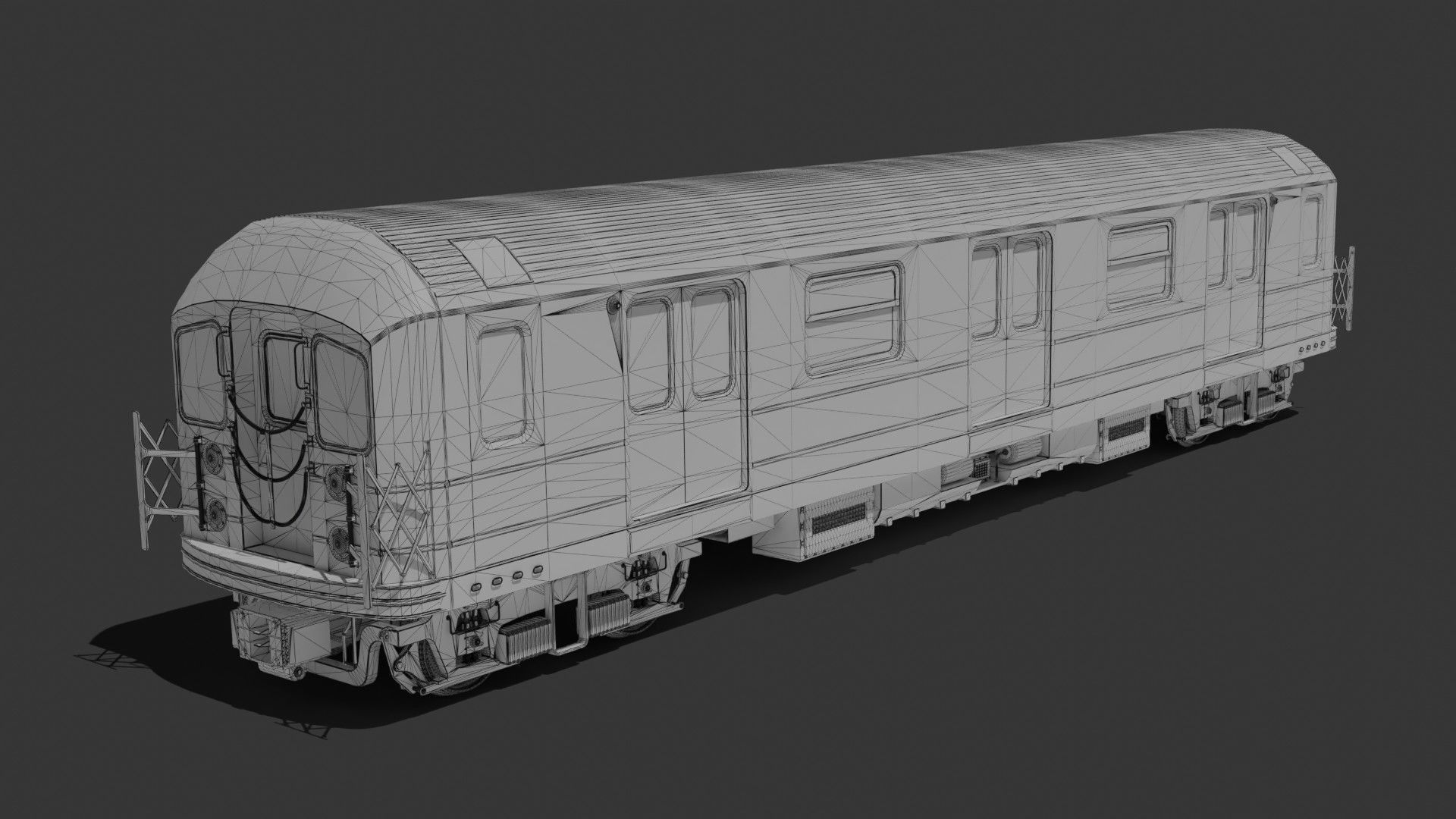 KAWASAKI NYC Subway car R62 A 3D model_24