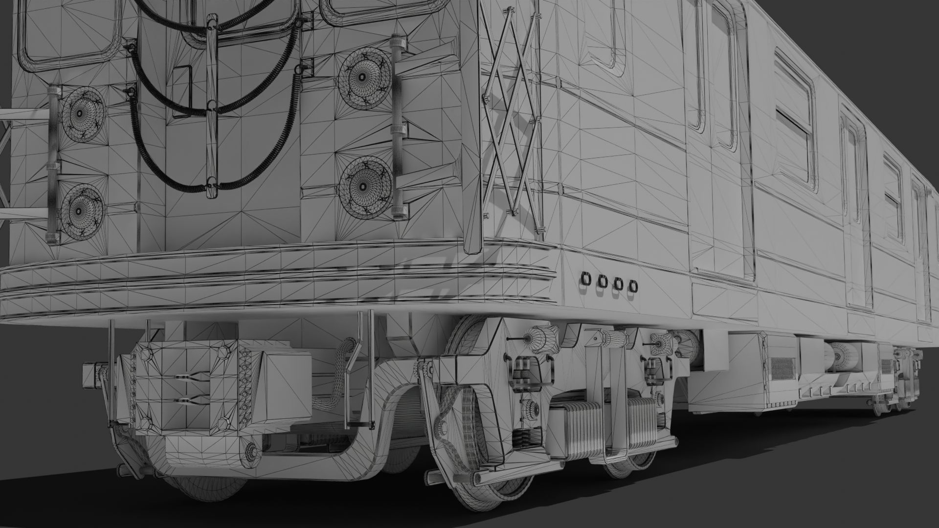 KAWASAKI NYC Subway car R62 A 3D model_25