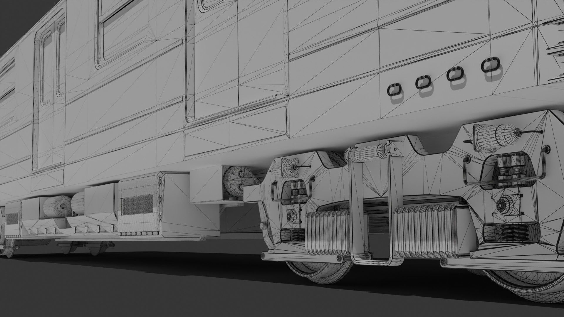 KAWASAKI NYC Subway car R62 A 3D model_23