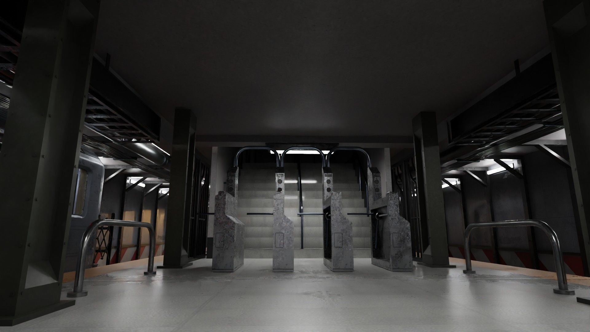 KAWASAKI NYC Subway car R62 A 3D model_19