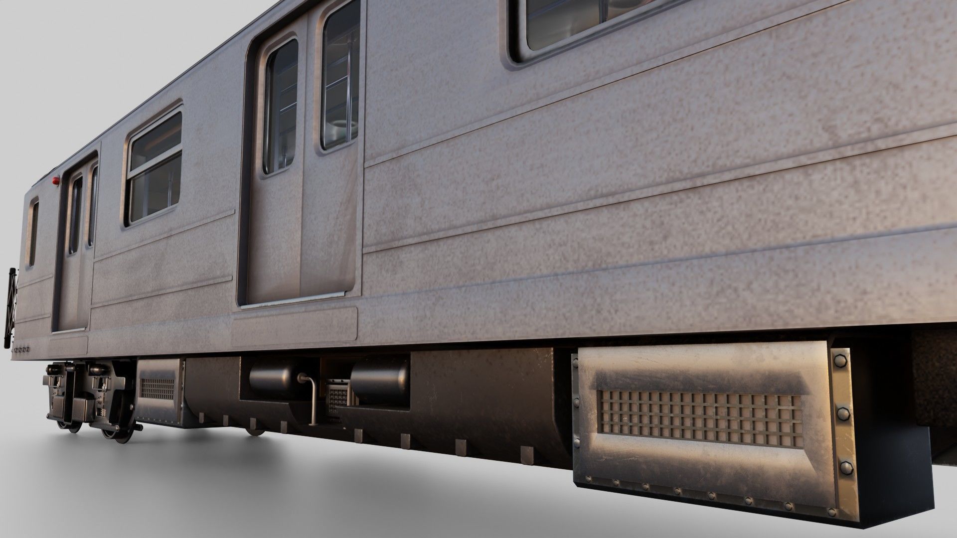 KAWASAKI NYC Subway car R62 A 3D model_5