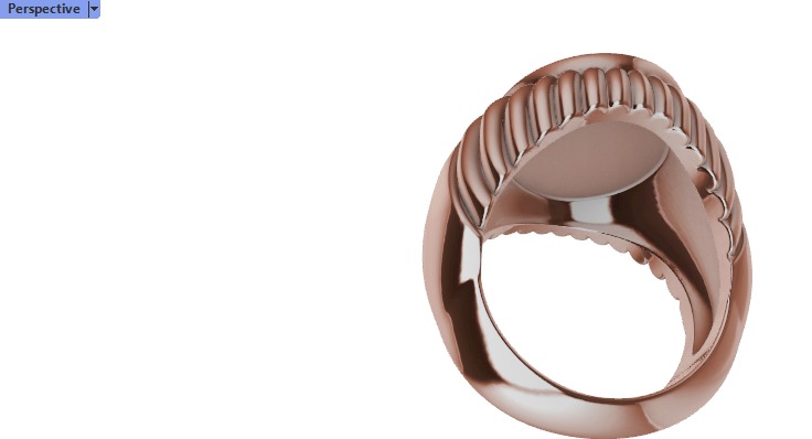 Fisherman Ring  3D print model_20