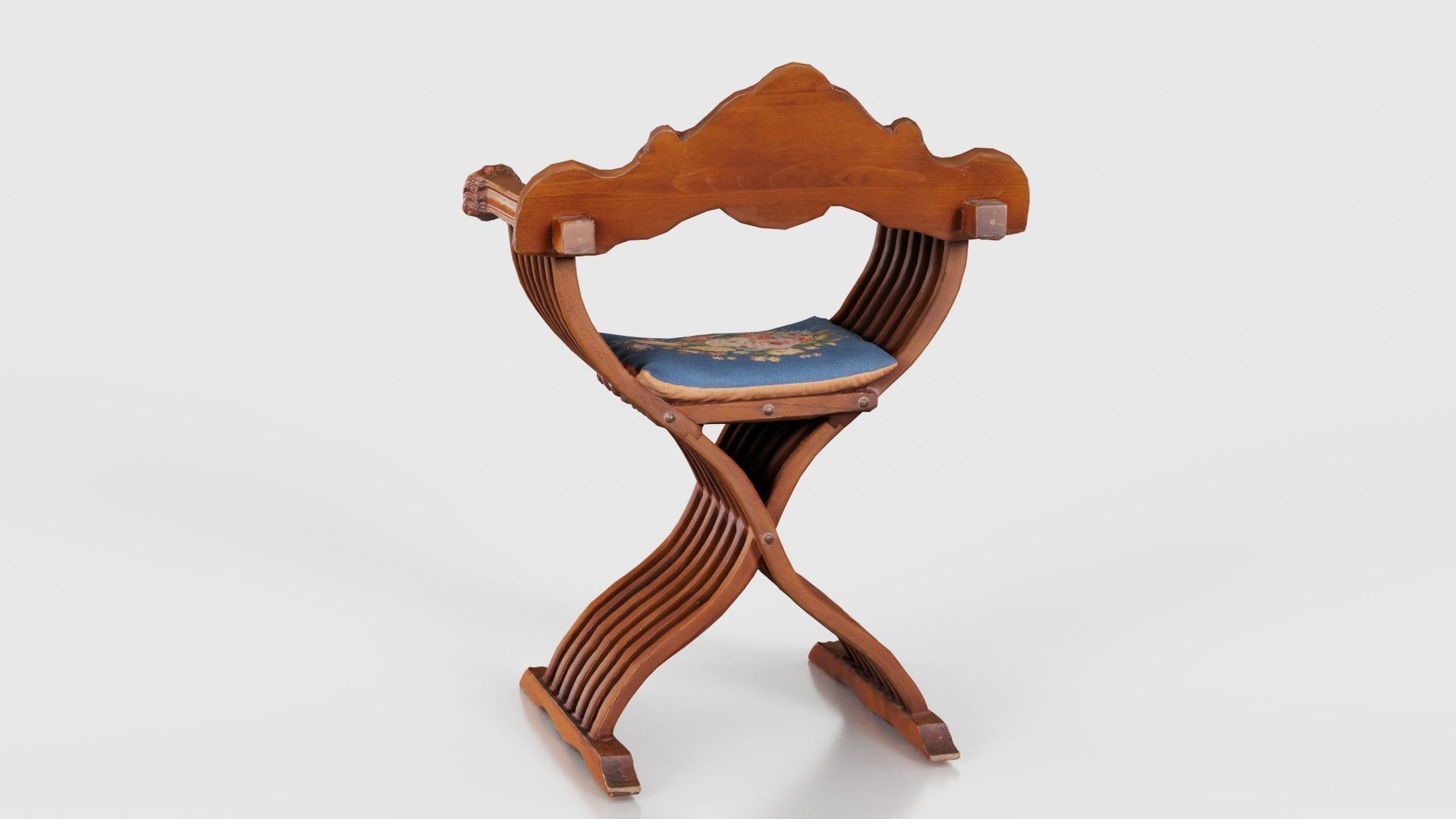 Lion Chair Low-poly 3D model_23