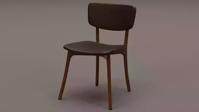 Cushioned School Chair 4K