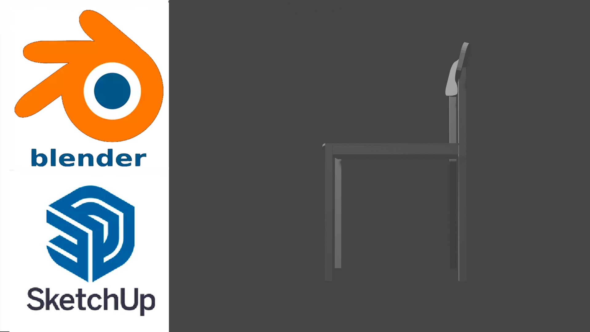 Chair - Silla 3D model 3D model 3D model_2