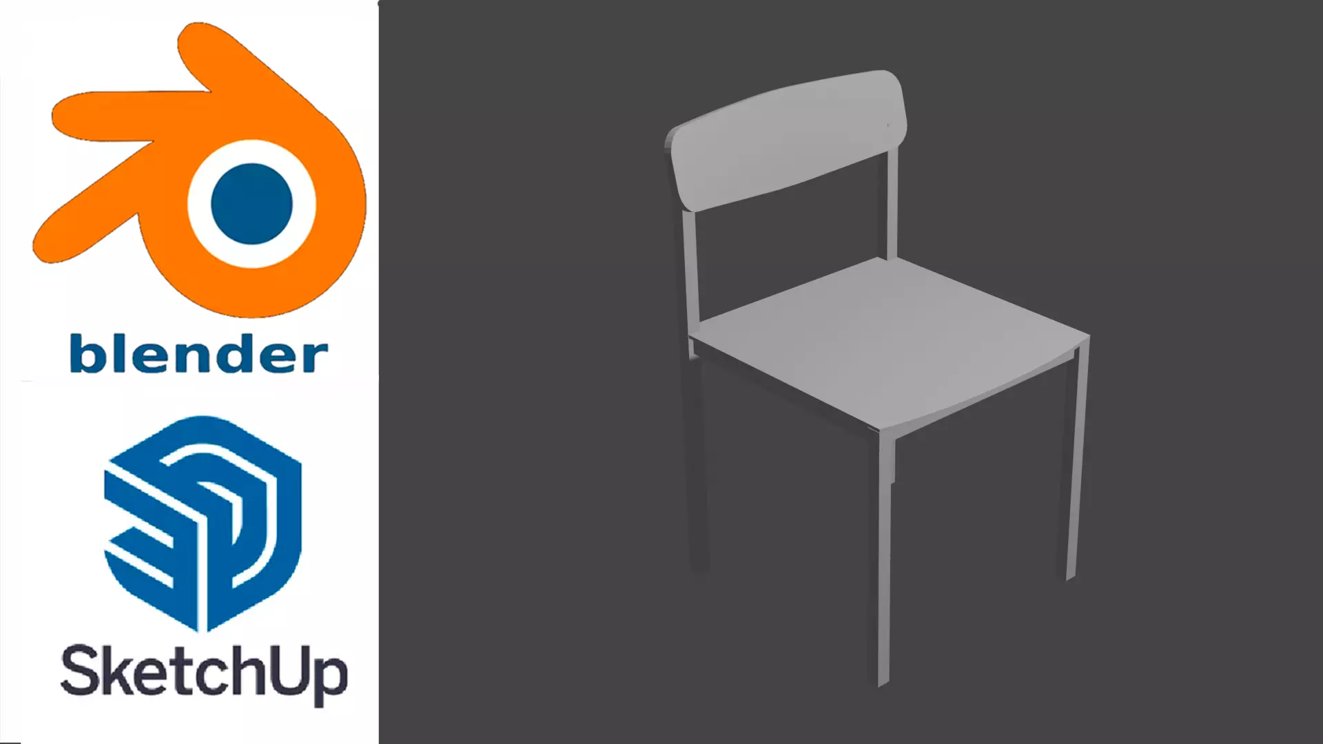 Chair - Silla 3D model 3D model 3D model_0